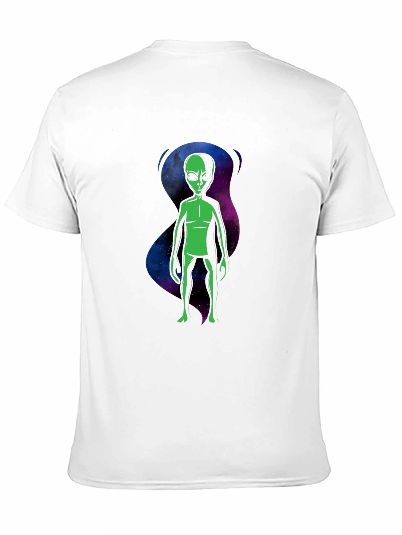Alien Graphic T-Shirt - Black Crew Neck Tee