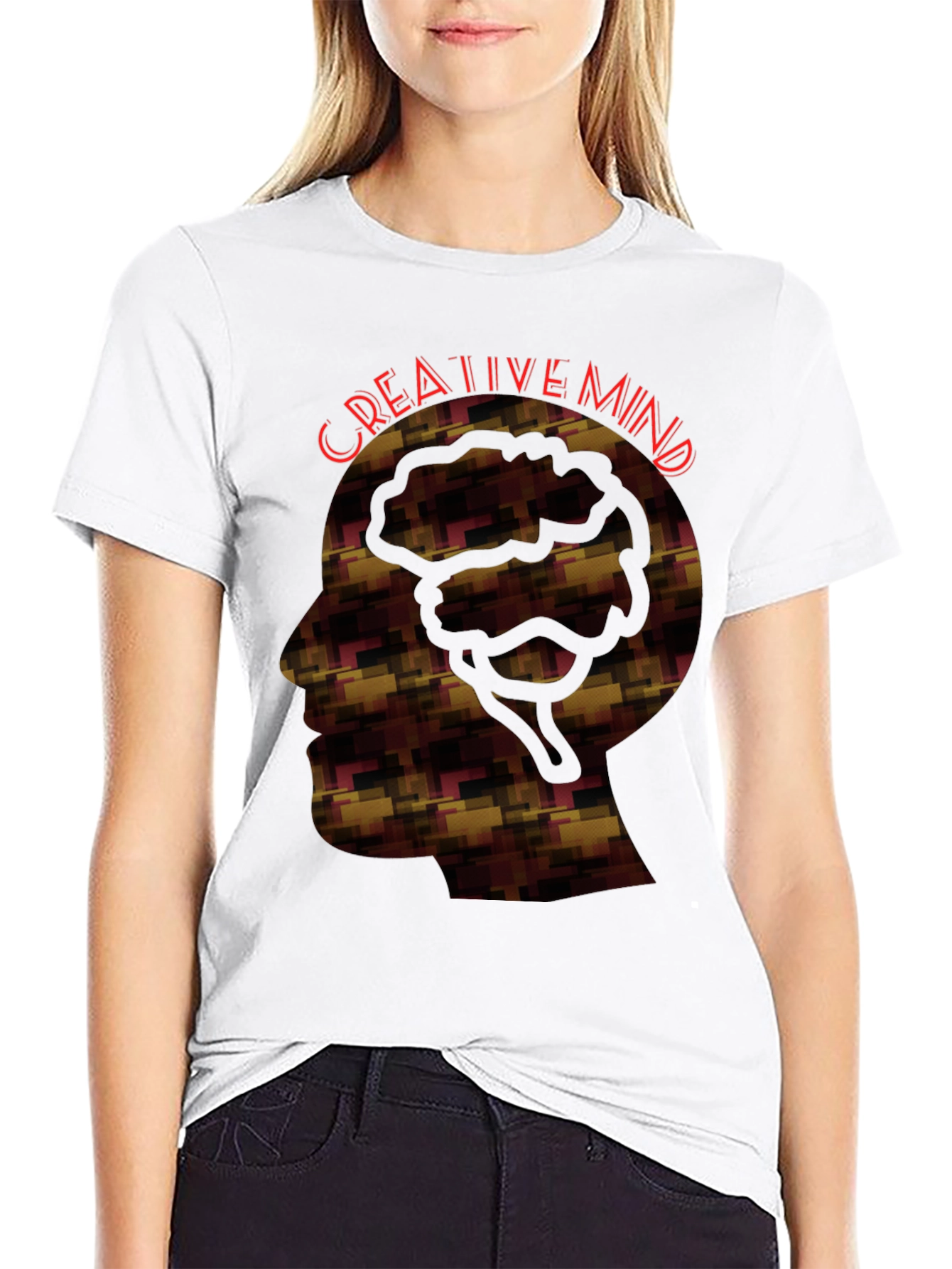 Creative Mind Graphic Tee - Black