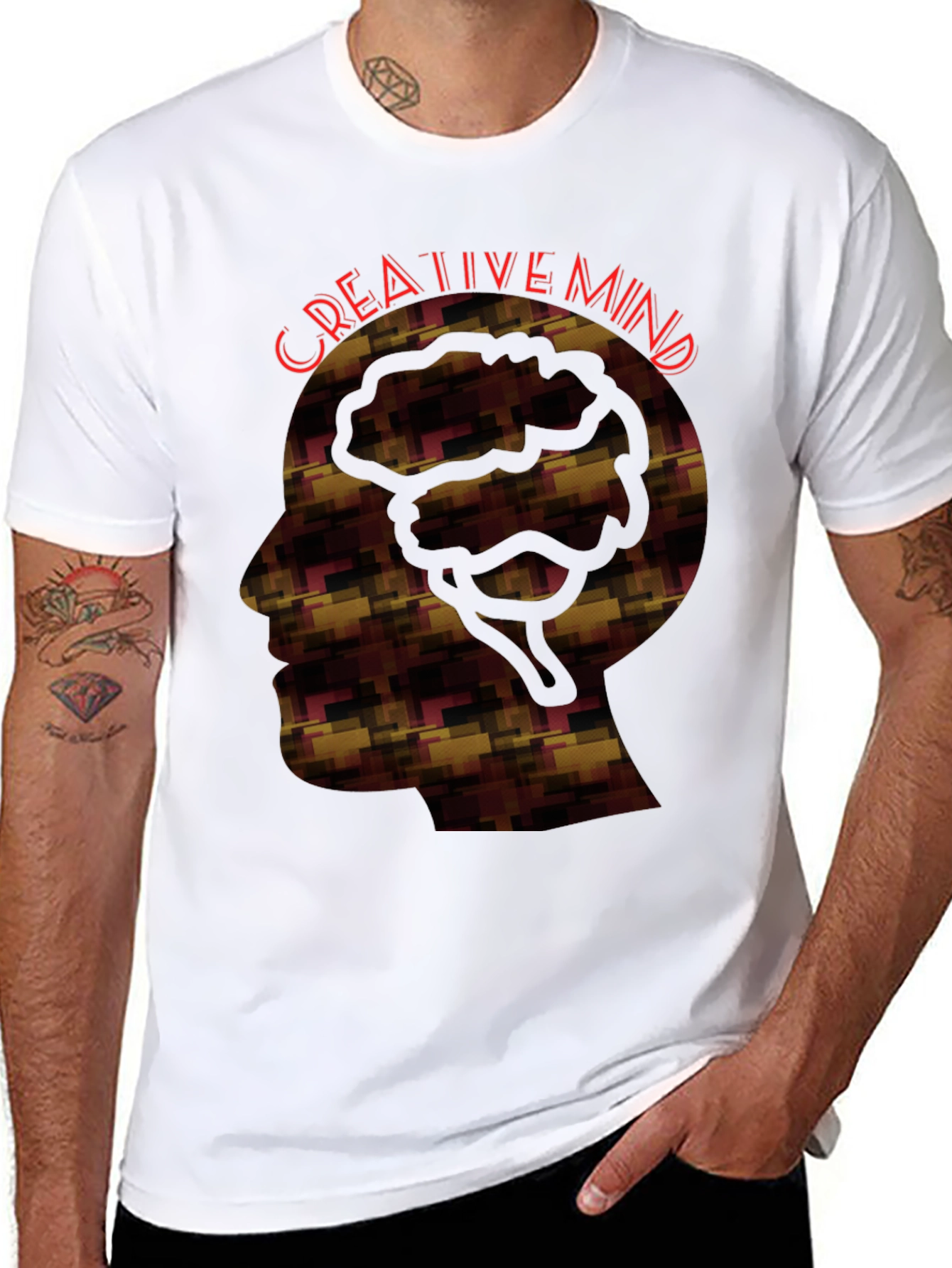 Creative Mind Graphic Tee - Black