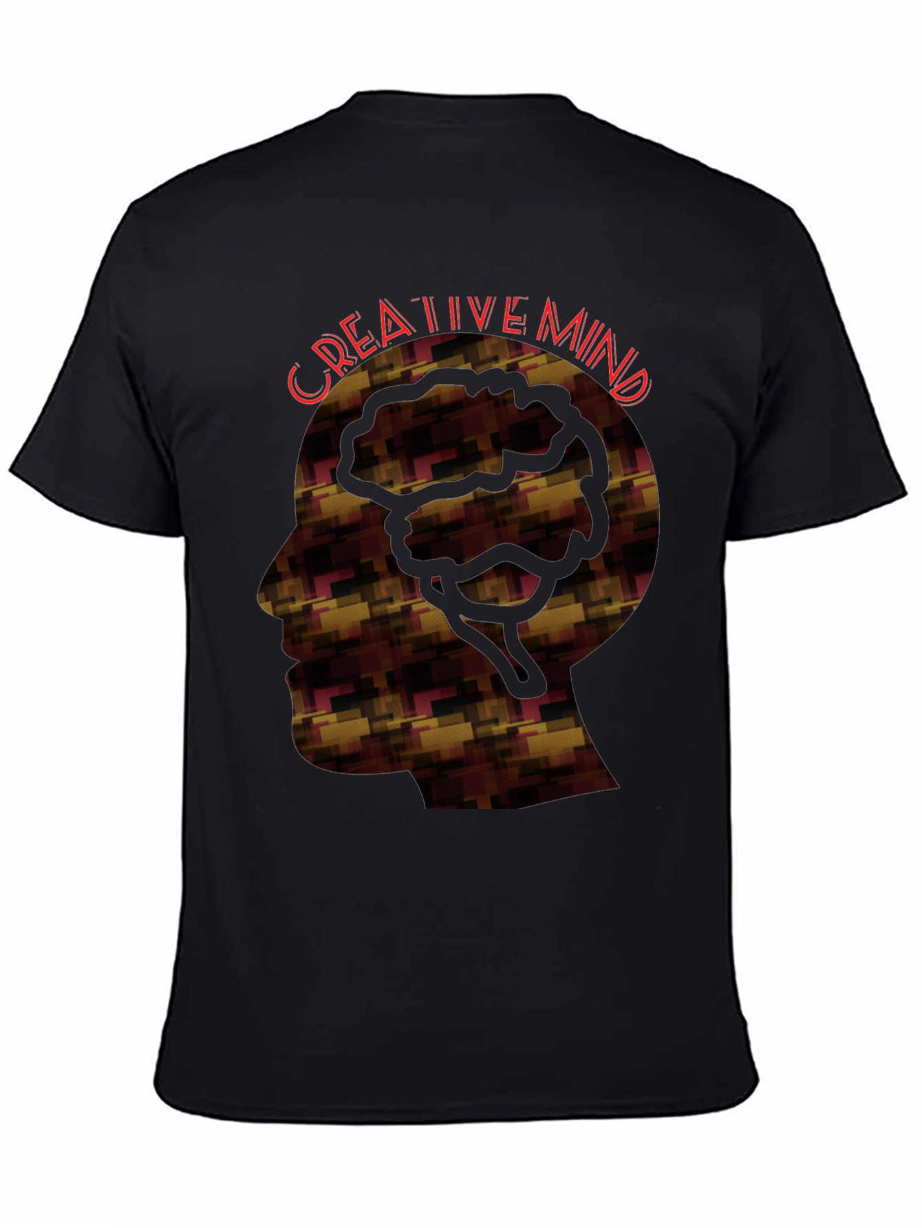 Creative Mind Graphic Tee - Black