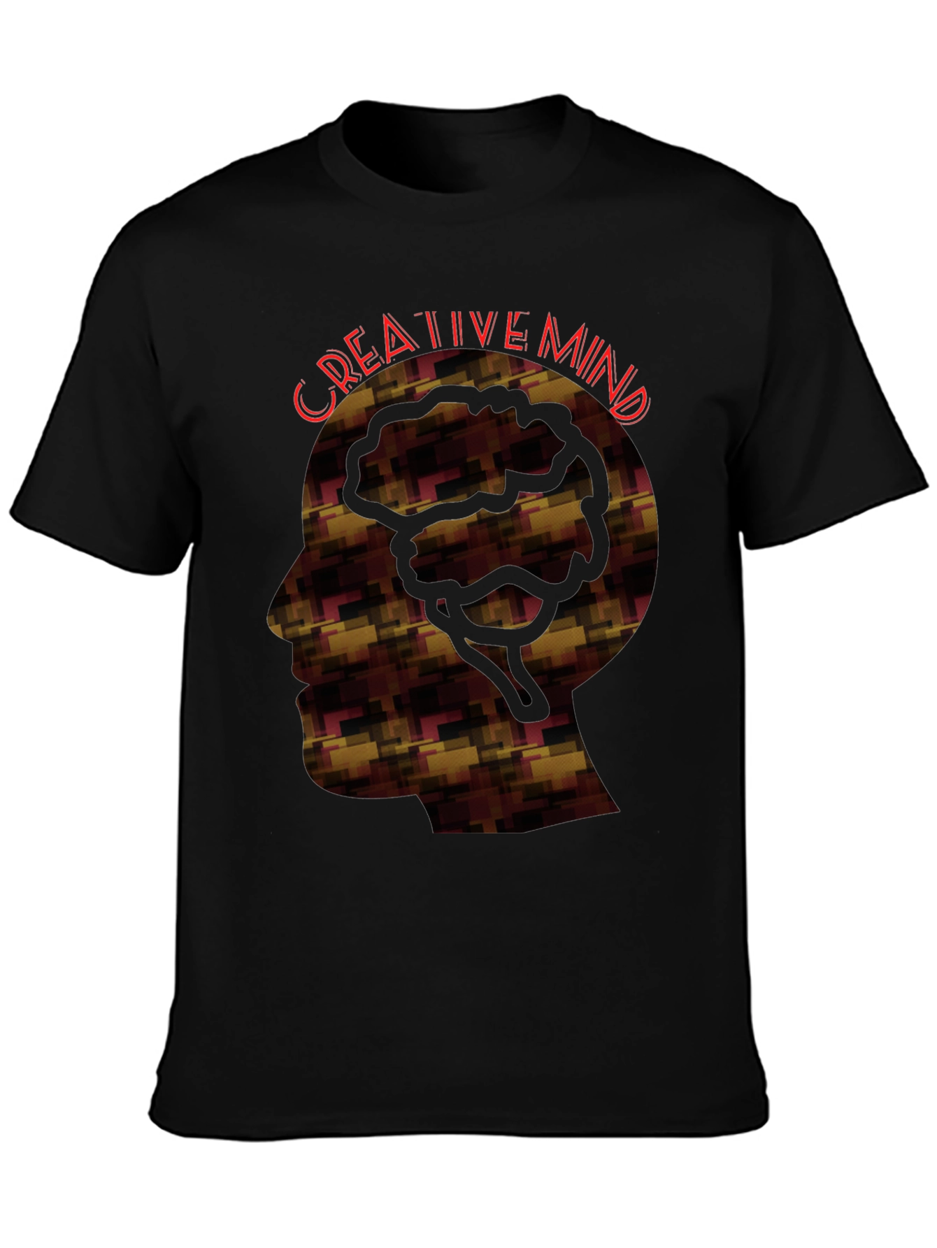 Creative Mind Graphic Tee - Black