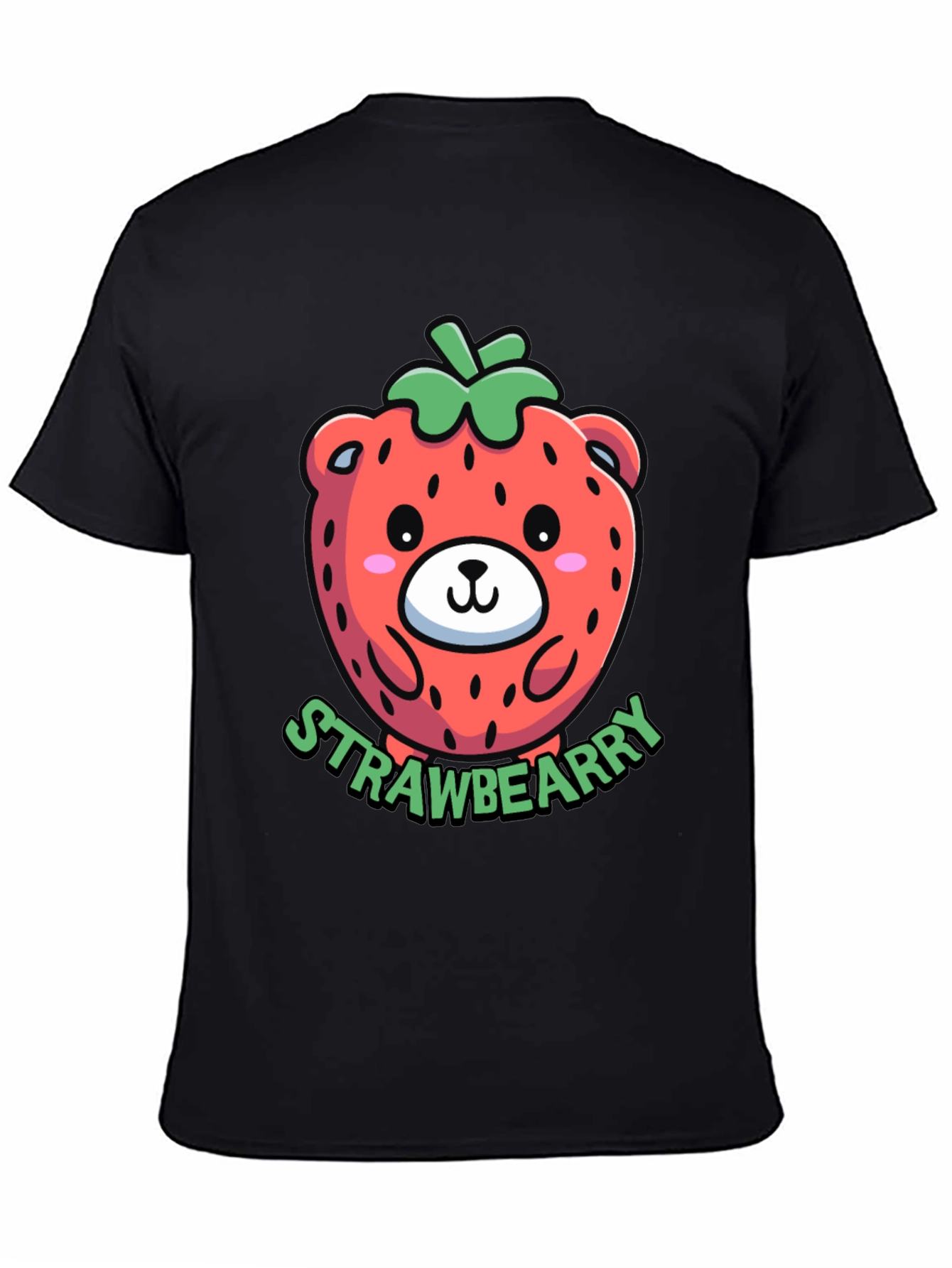 Strawberry Bear Graphic T-Shirt - Cute & Trendy