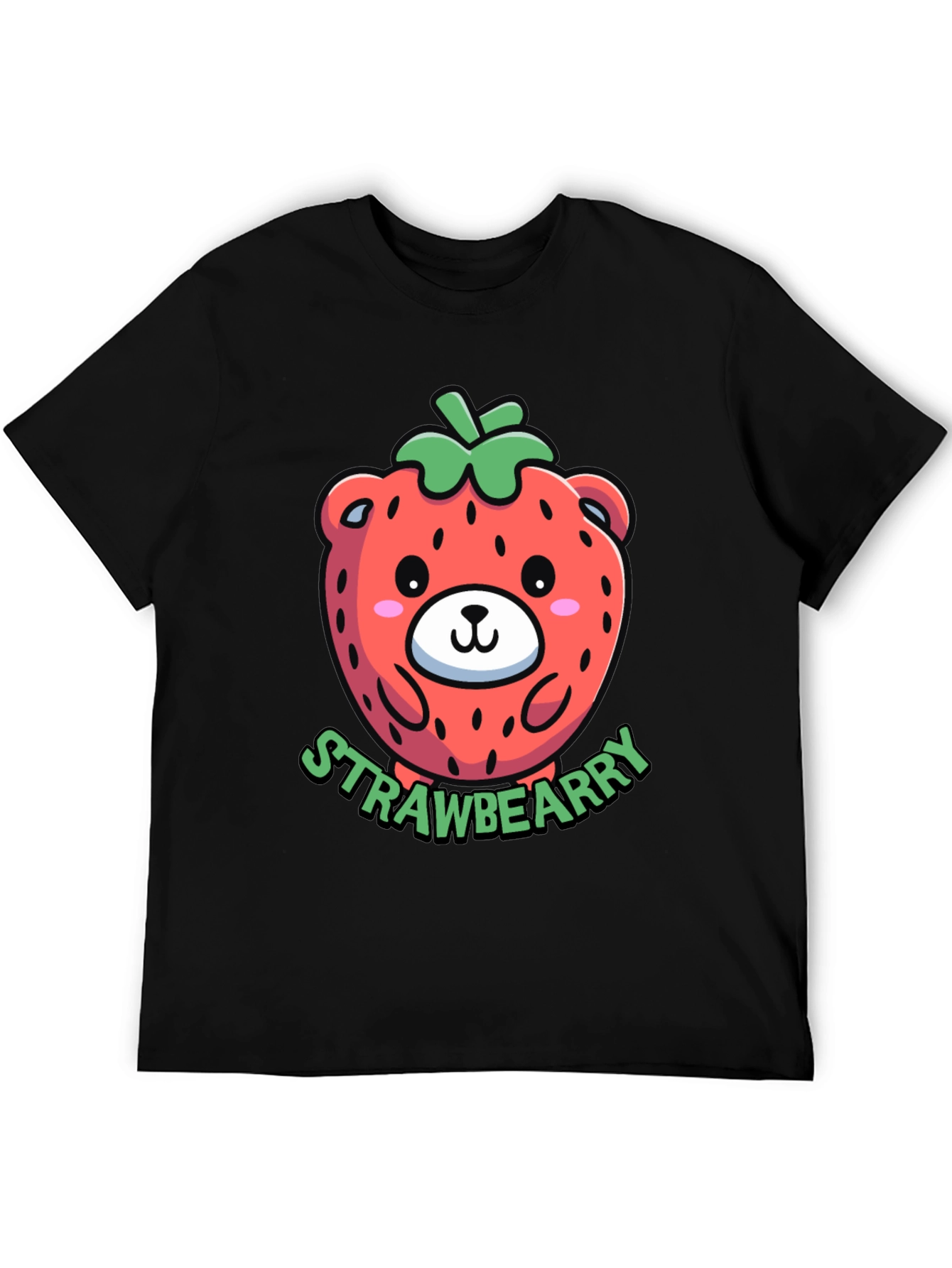 Strawberry Bear Graphic T-Shirt - Cute & Trendy