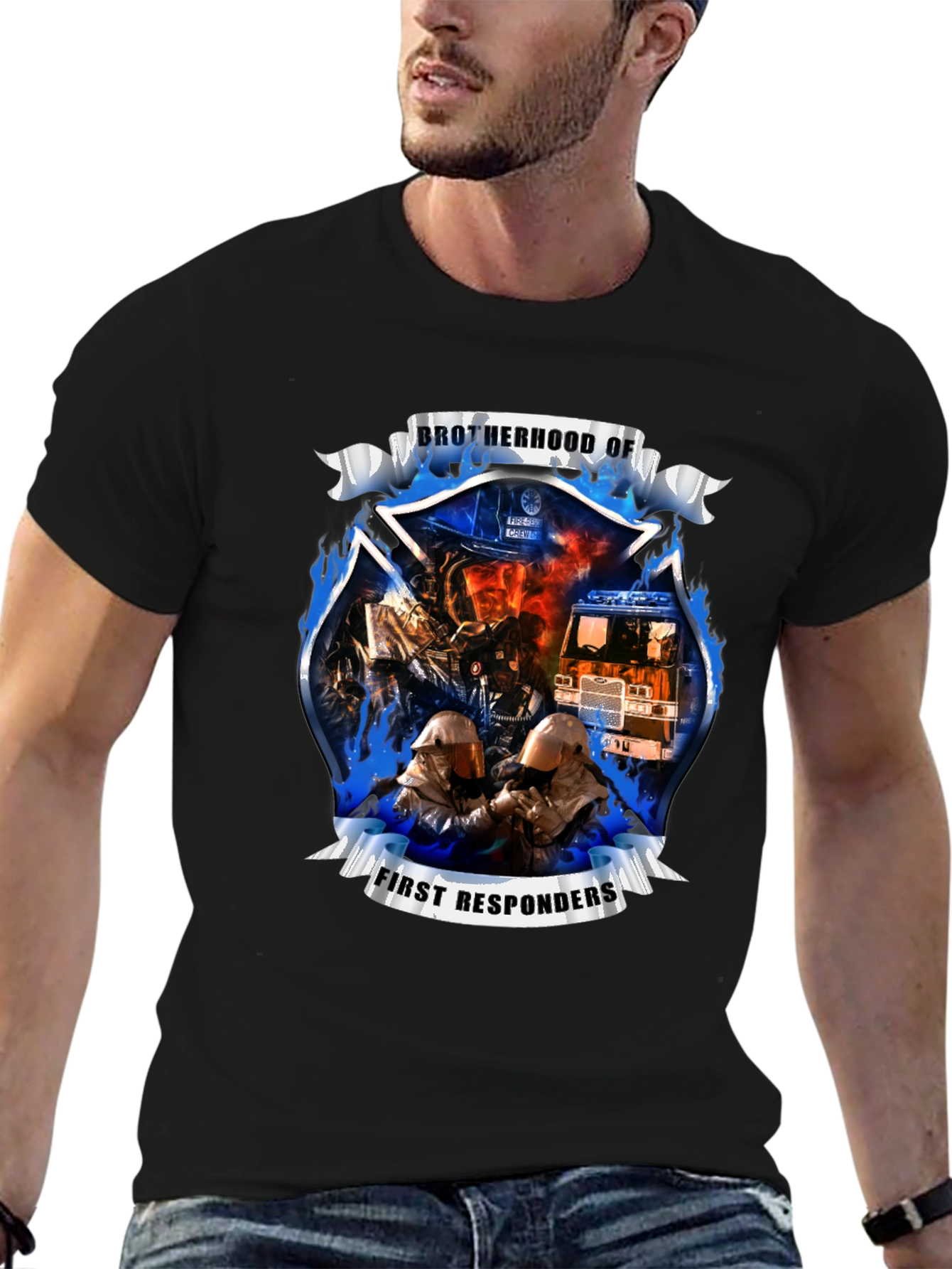 Brotherhood of First Responders Graphic T-Shirt