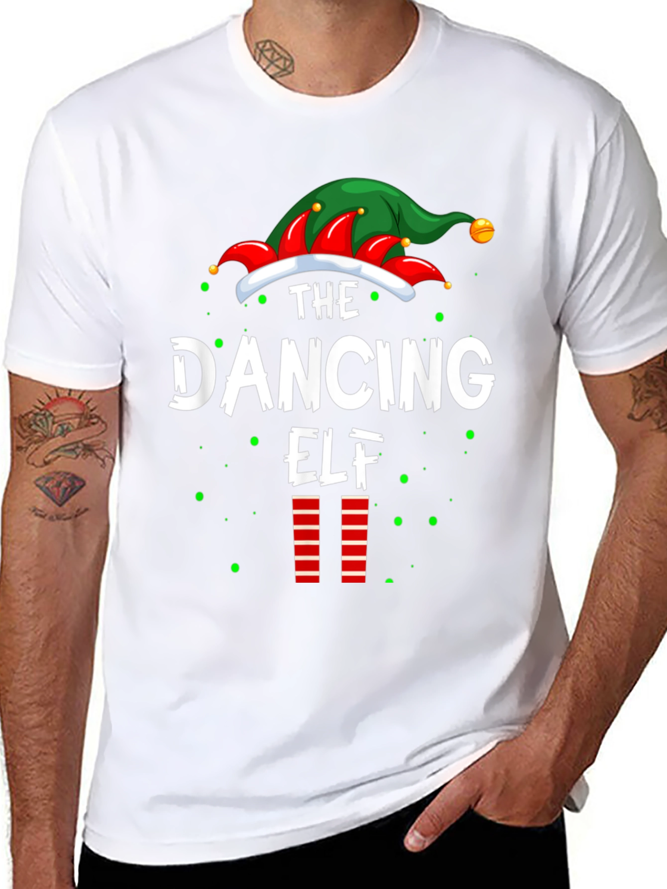 Dancing Elf Christmas T-Shirt