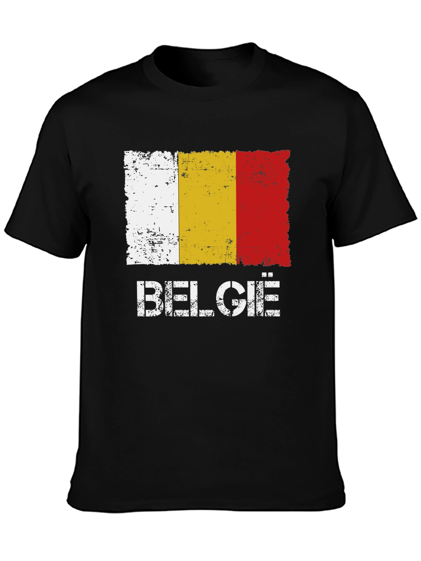 Belgium Flag Graphic Print T-Shirt