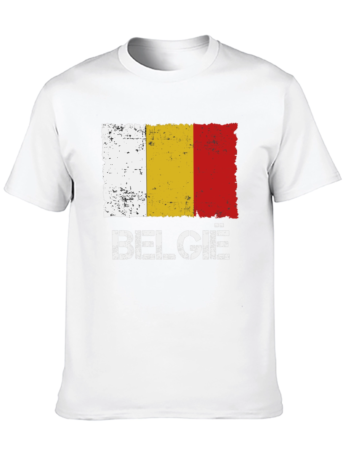 Belgium Flag Graphic Print T-Shirt