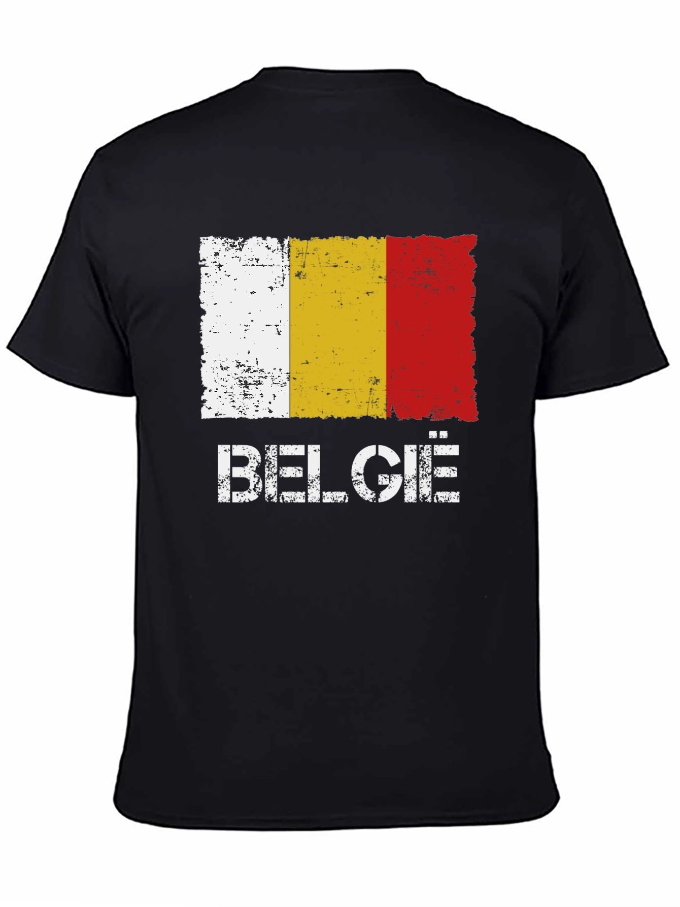 Belgium Flag Graphic Print T-Shirt