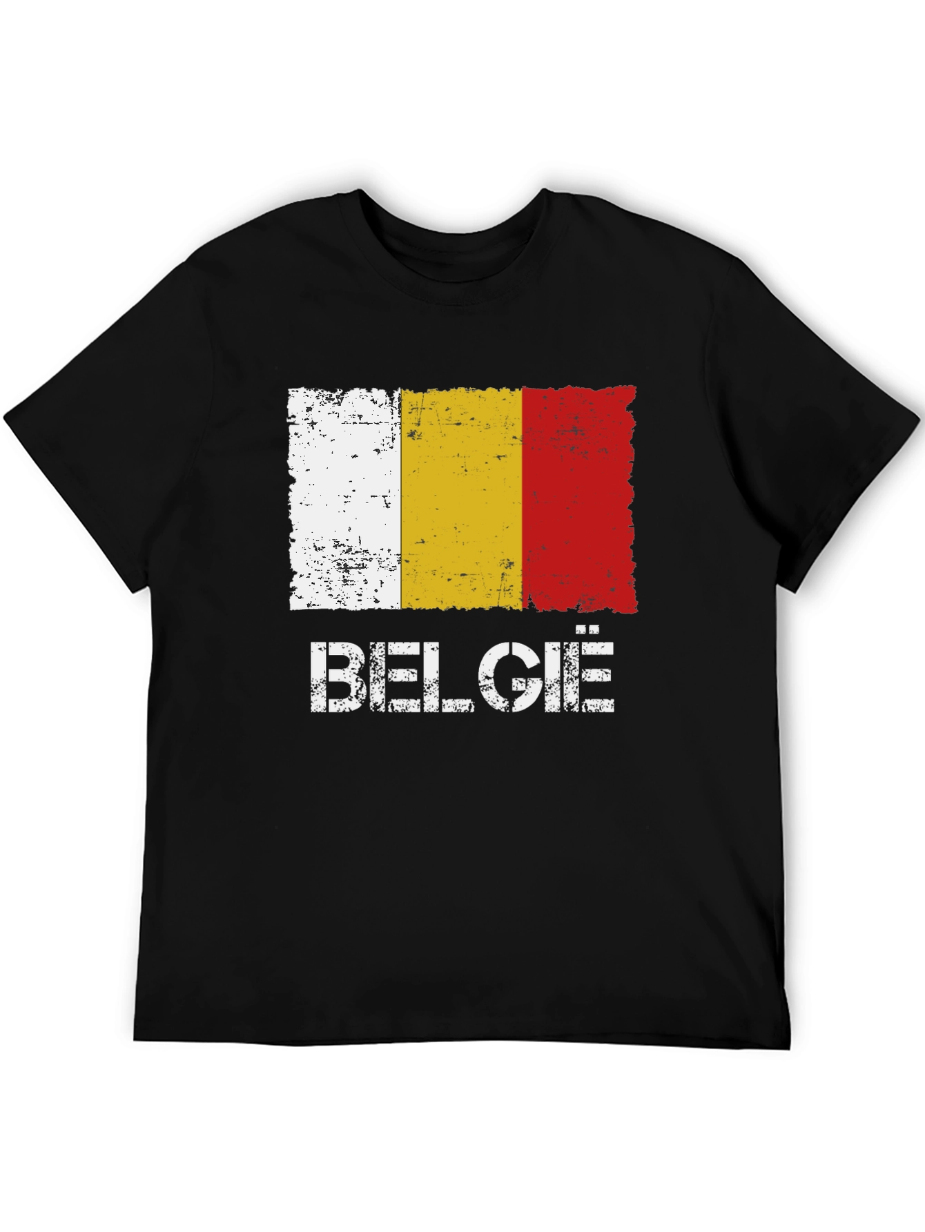 Belgium Flag Graphic Print T-Shirt