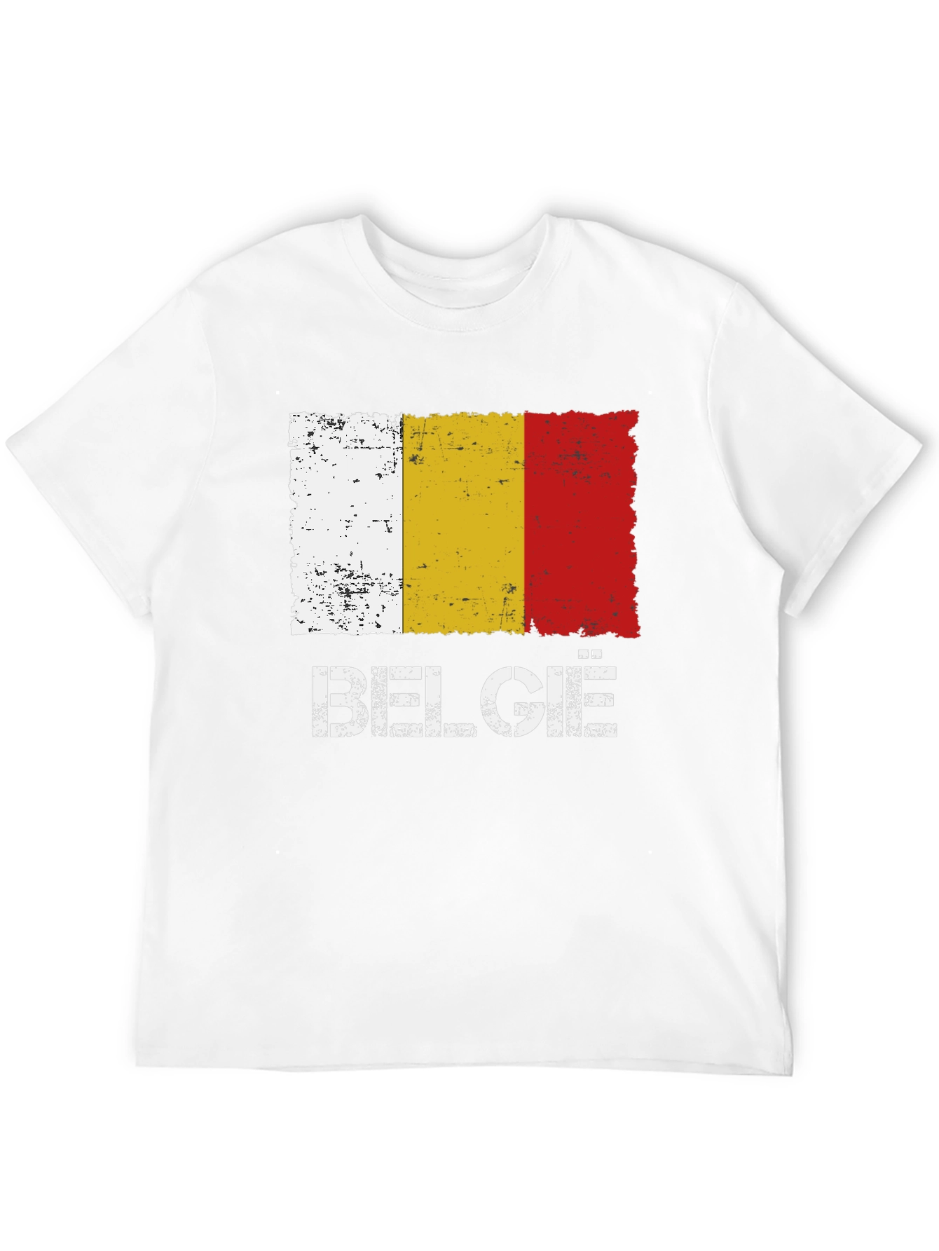 Belgium Flag Graphic Print T-Shirt