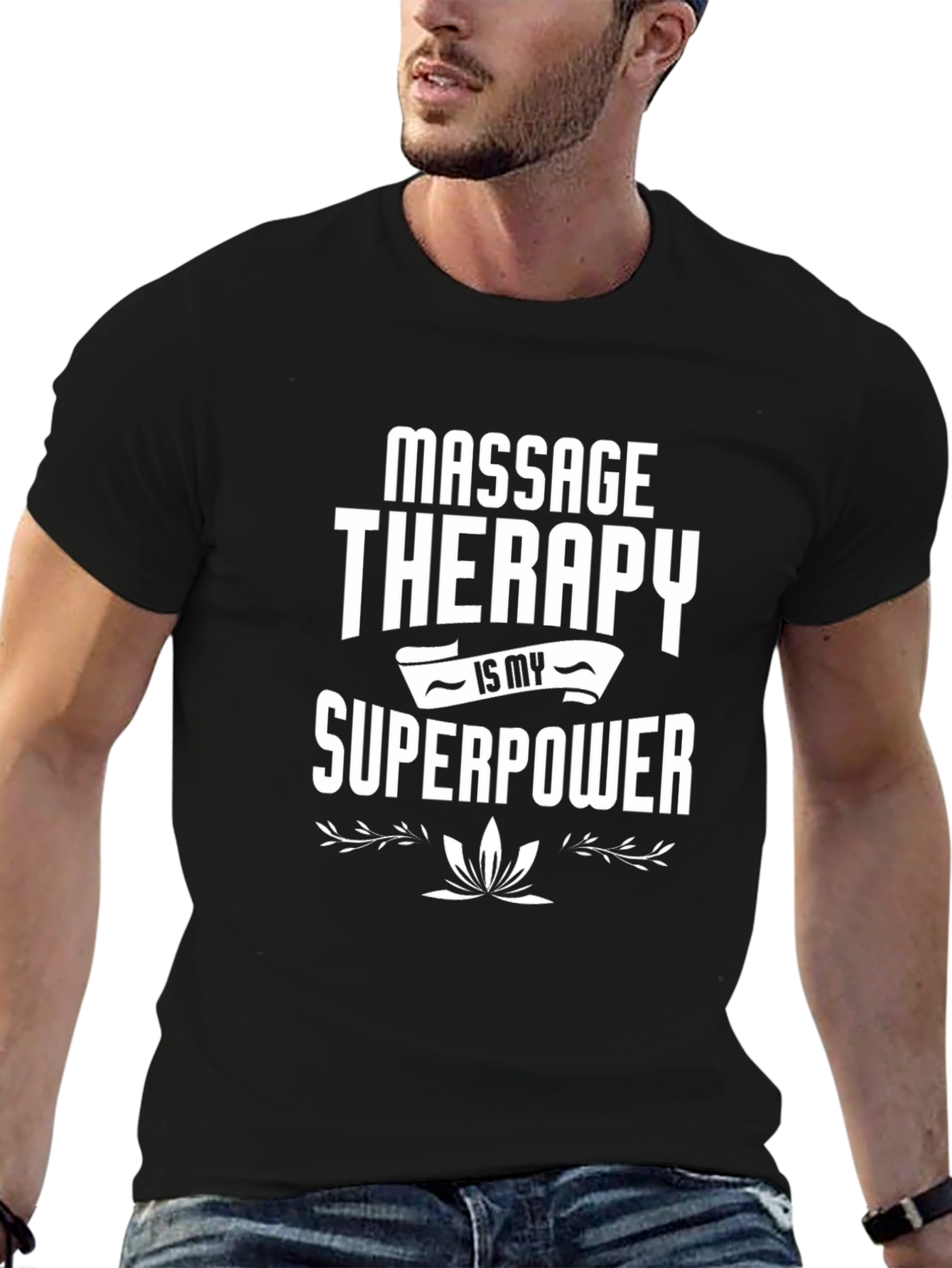 Massage Therapy Superpower Graphic T-Shirt