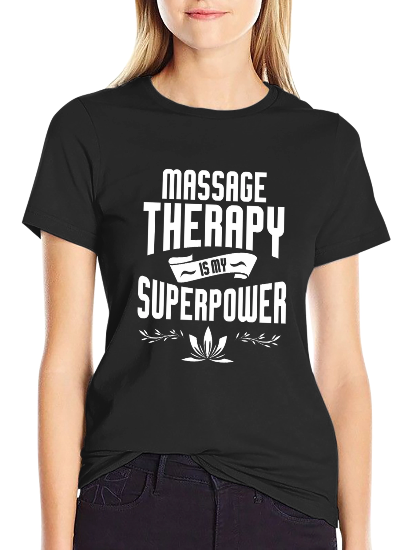 Massage Therapy Superpower Graphic T-Shirt