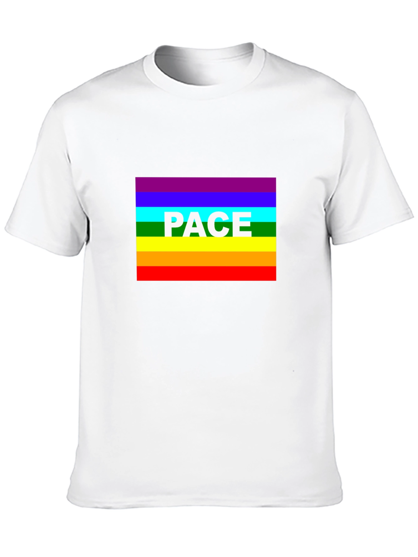 Peace T-Shirt - Rainbow Pride Design