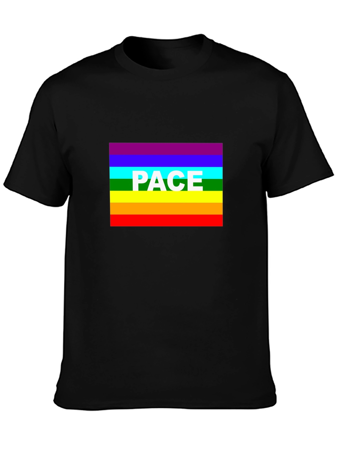 Peace T-Shirt - Rainbow Pride Design