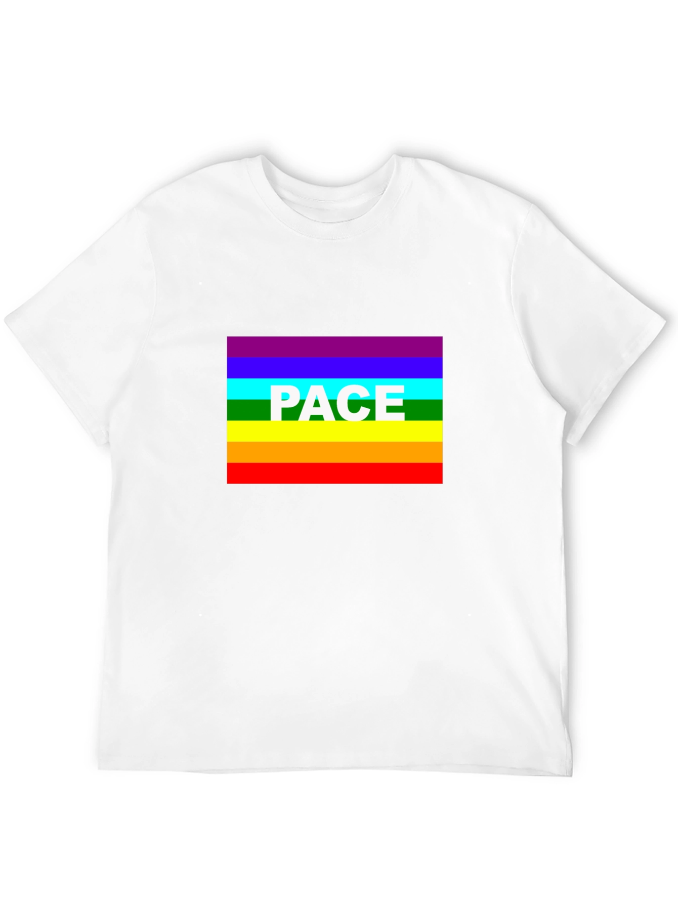 Peace T-Shirt - Rainbow Pride Design