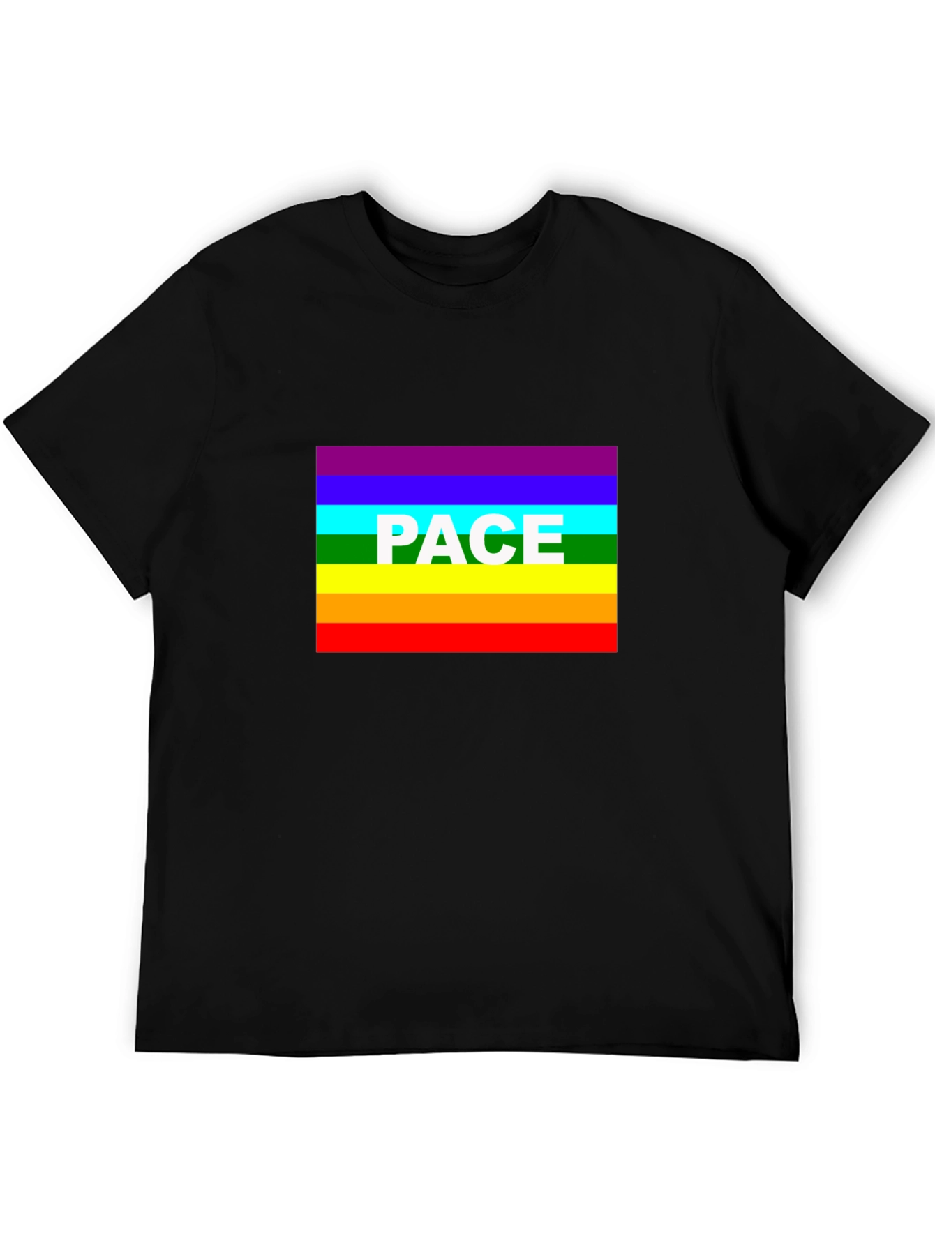Peace T-Shirt - Rainbow Pride Design