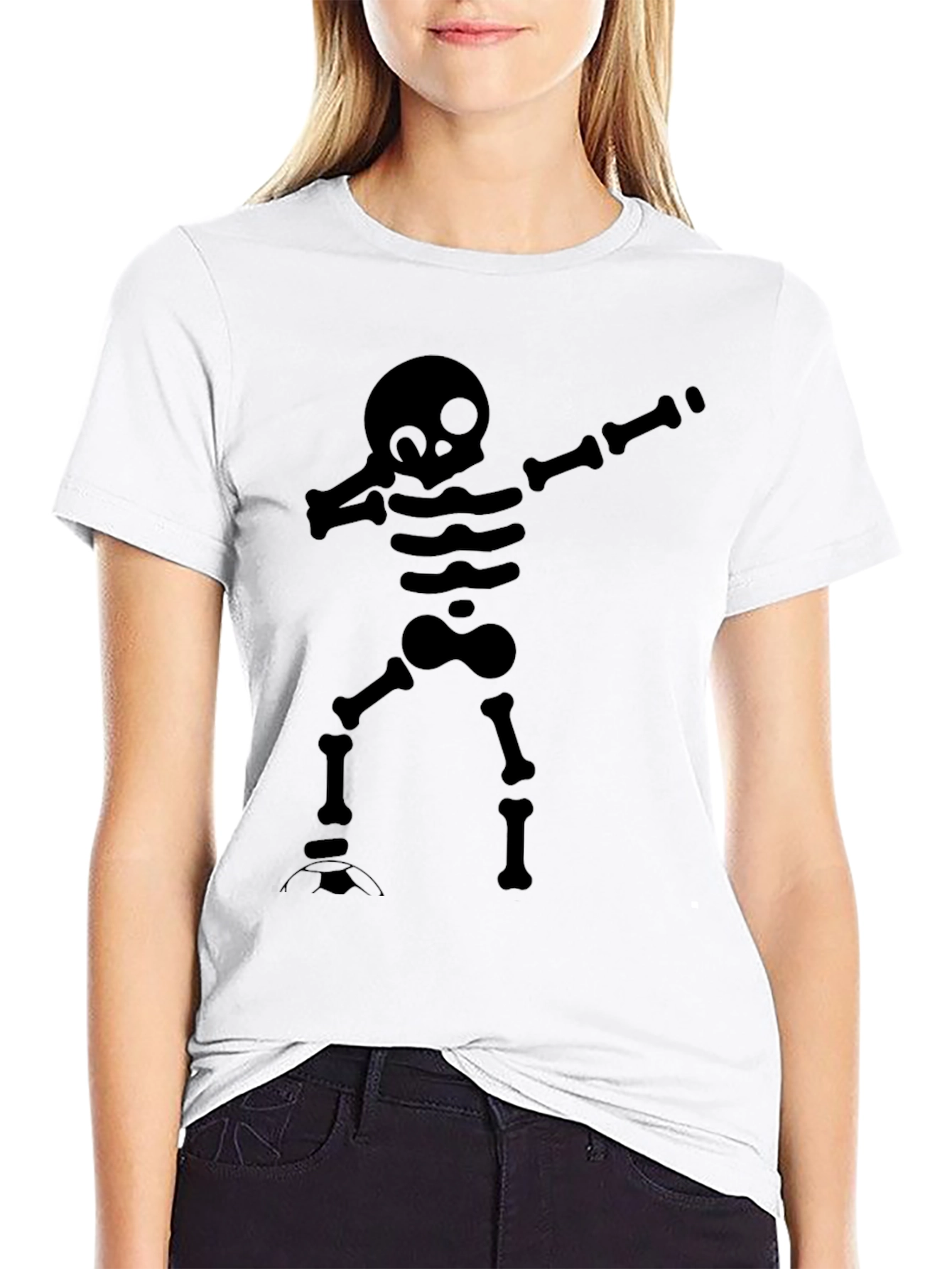 Skeleton Dab T-Shirt - Funny Halloween Tee