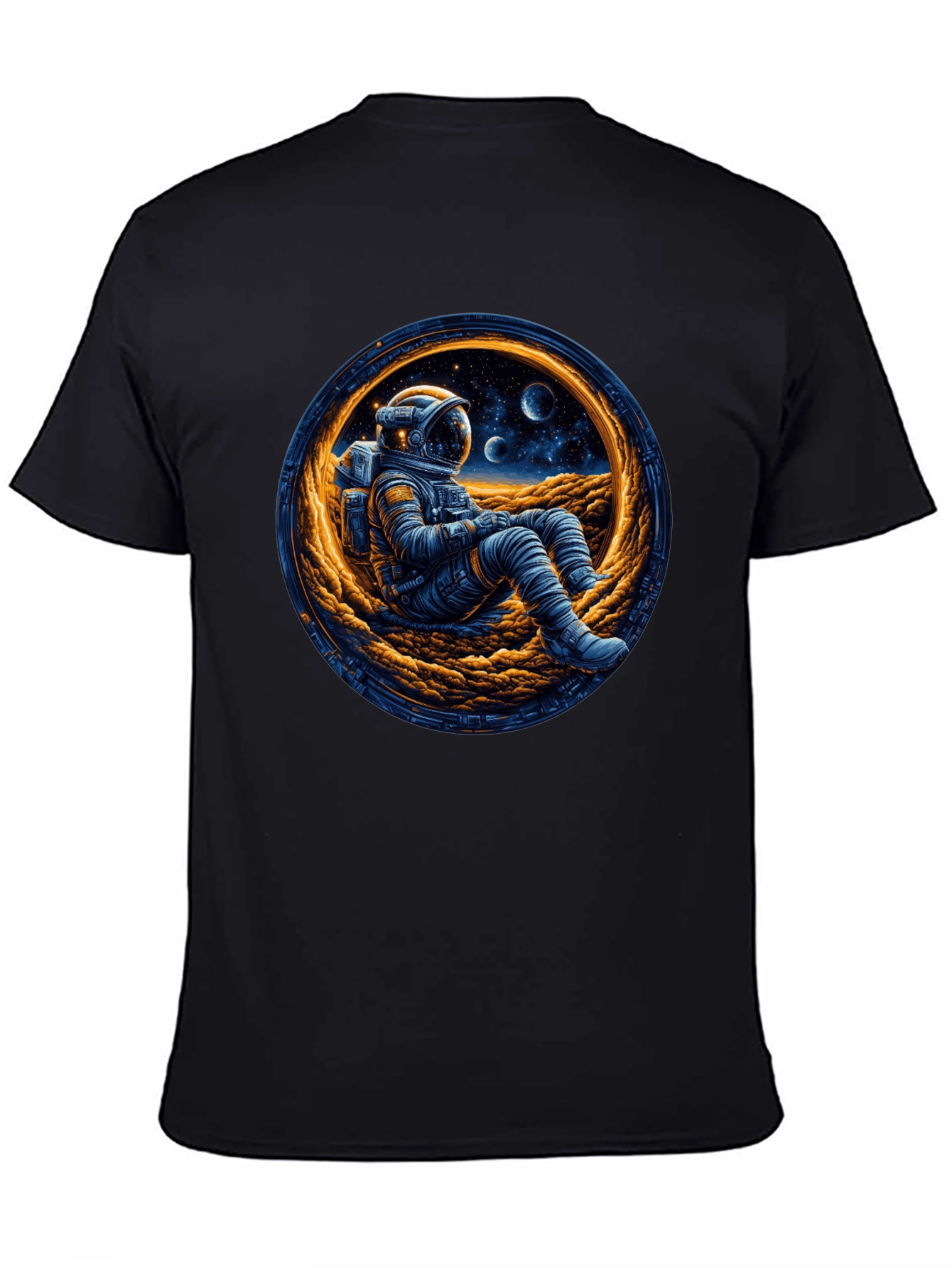 Astronaut Graphic T-Shirt - Cosmic Comfort