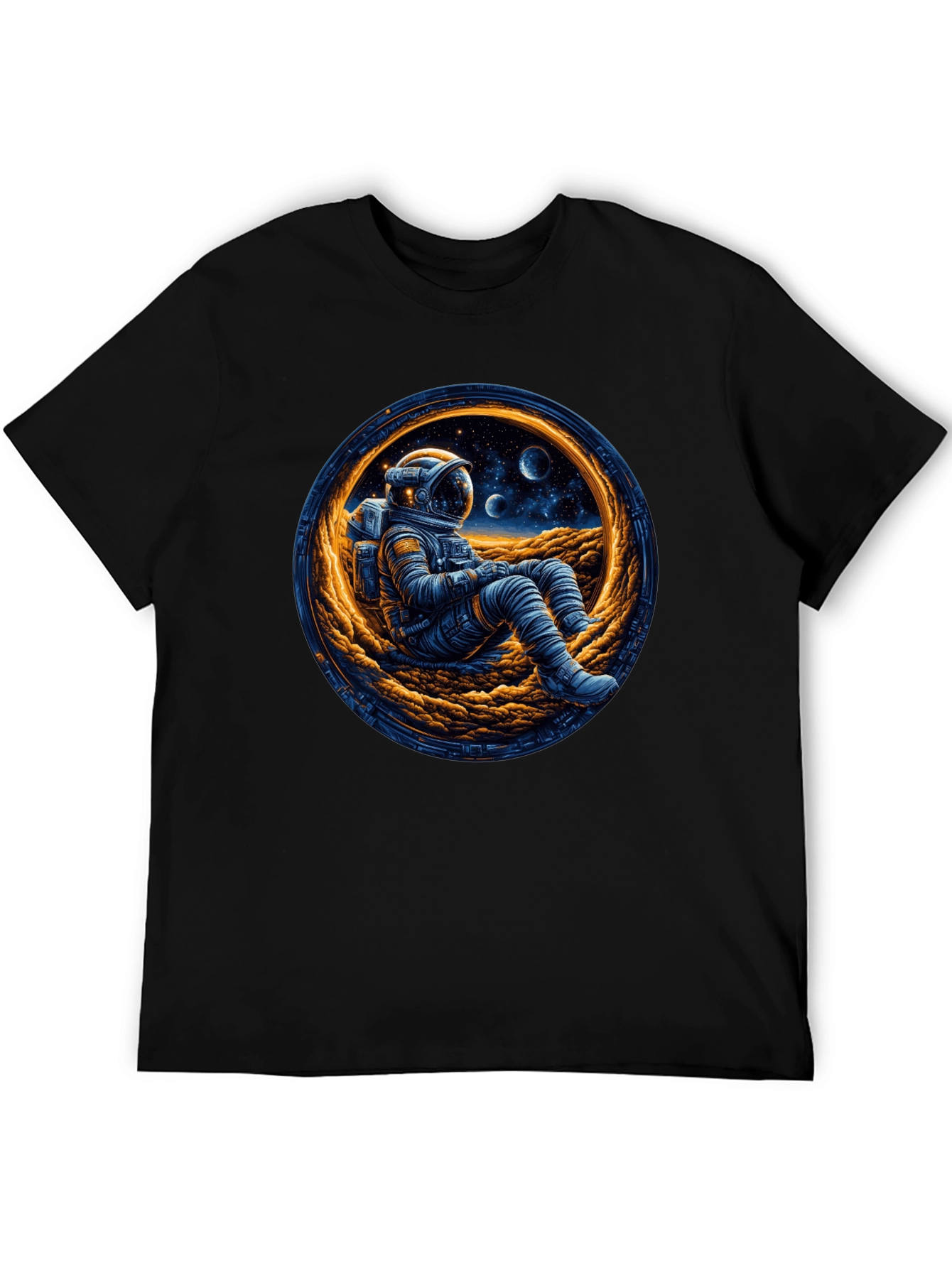 Astronaut Graphic T-Shirt - Cosmic Comfort