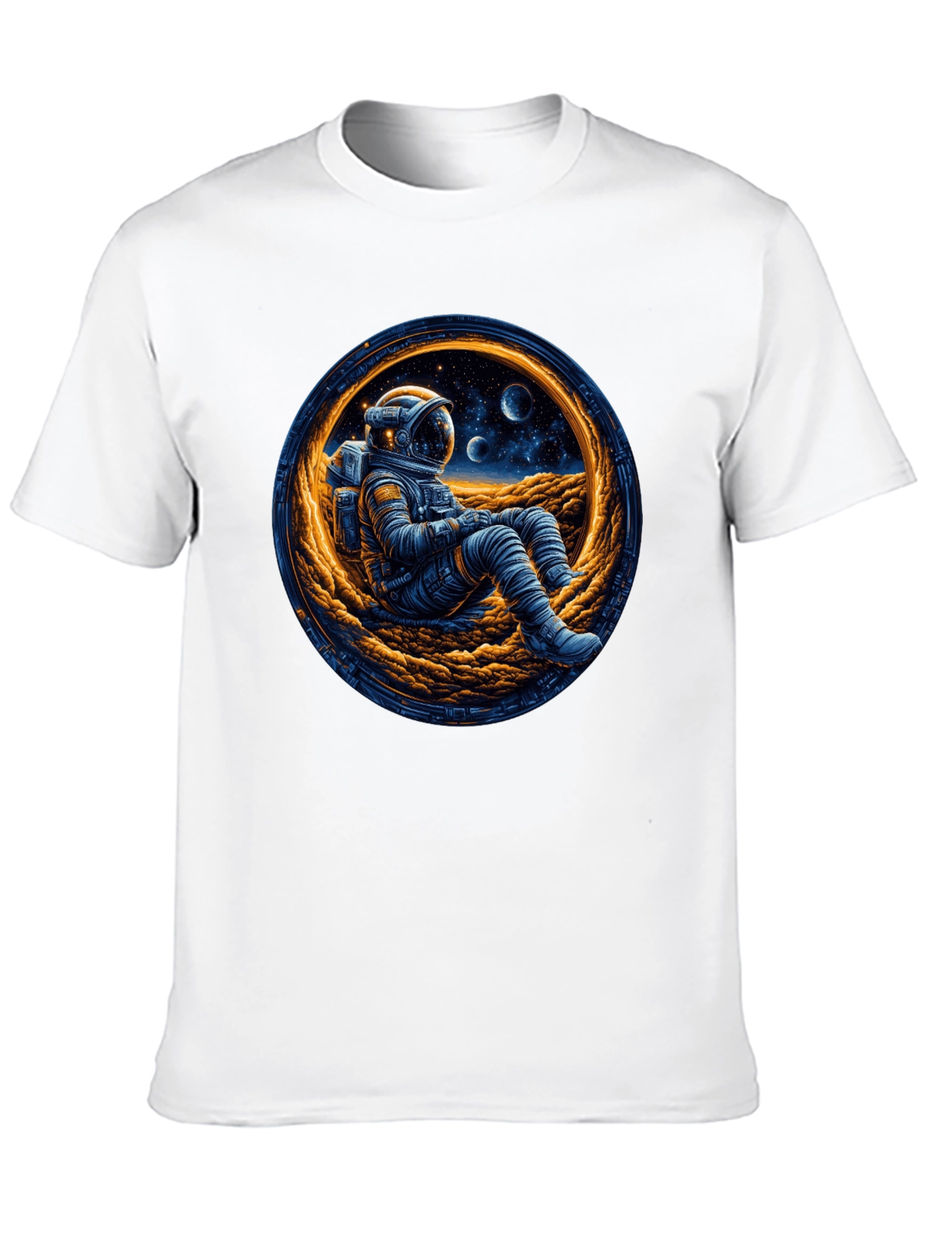 Astronaut Graphic T-Shirt - Cosmic Comfort
