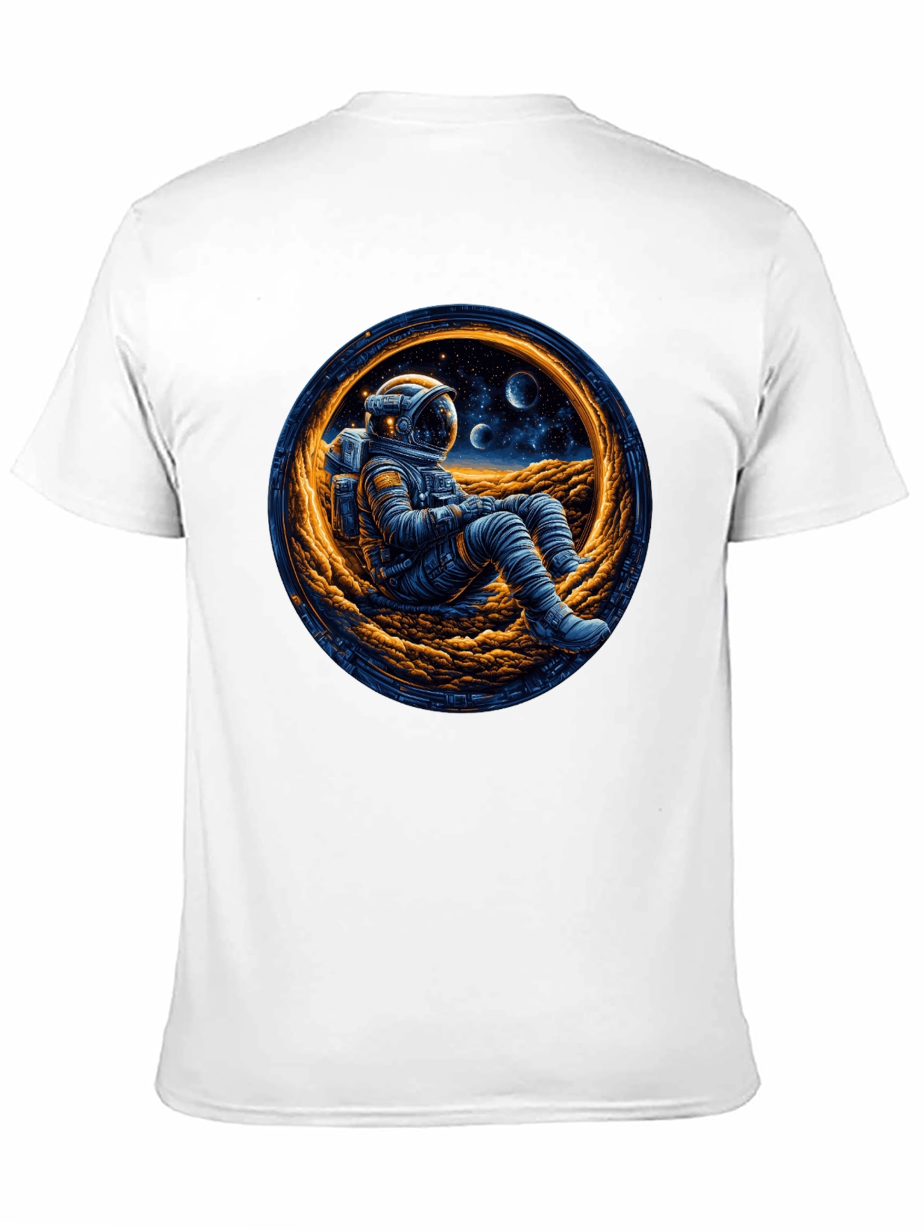 Astronaut Graphic T-Shirt - Cosmic Comfort