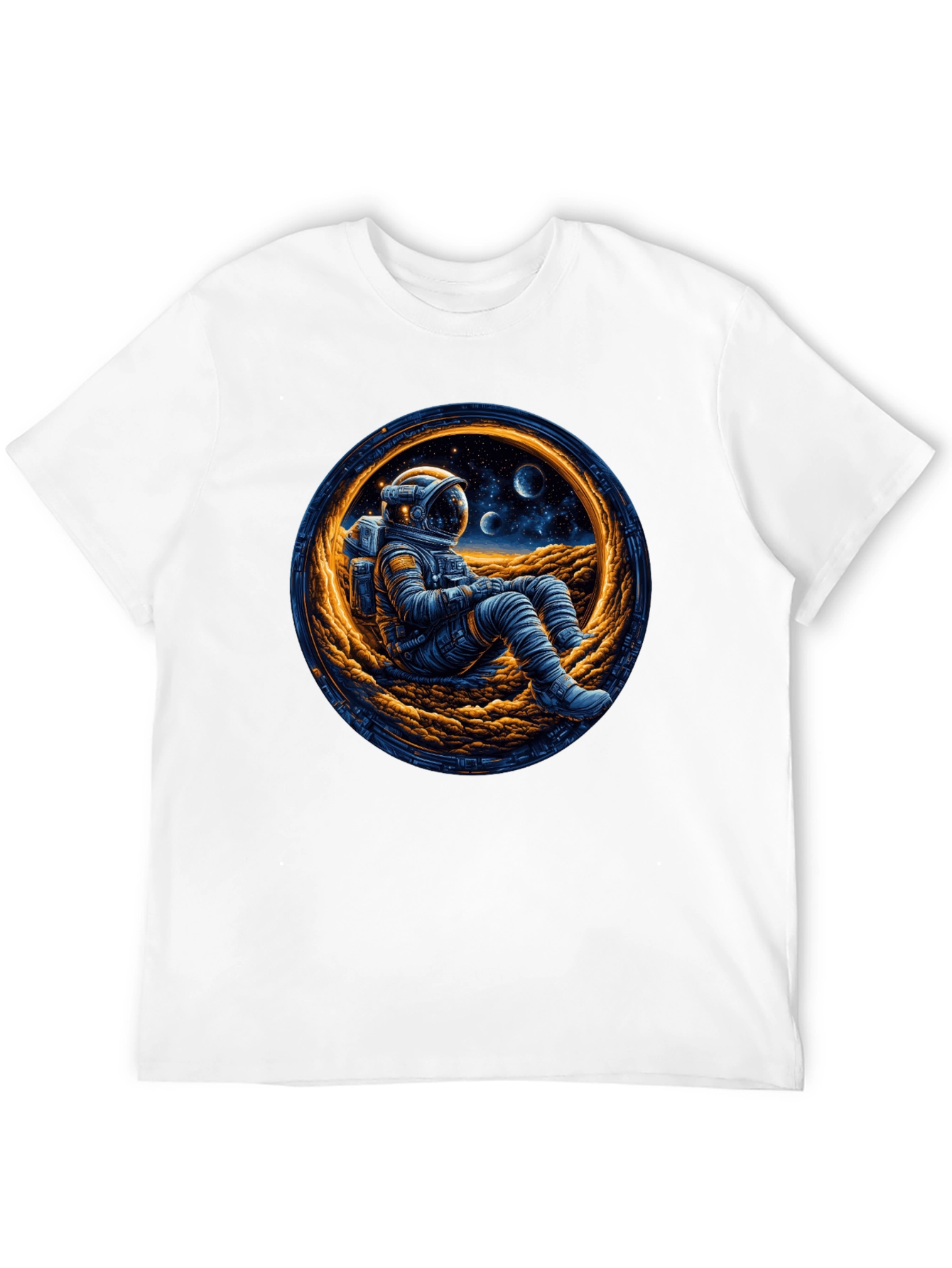Astronaut Graphic T-Shirt - Cosmic Comfort
