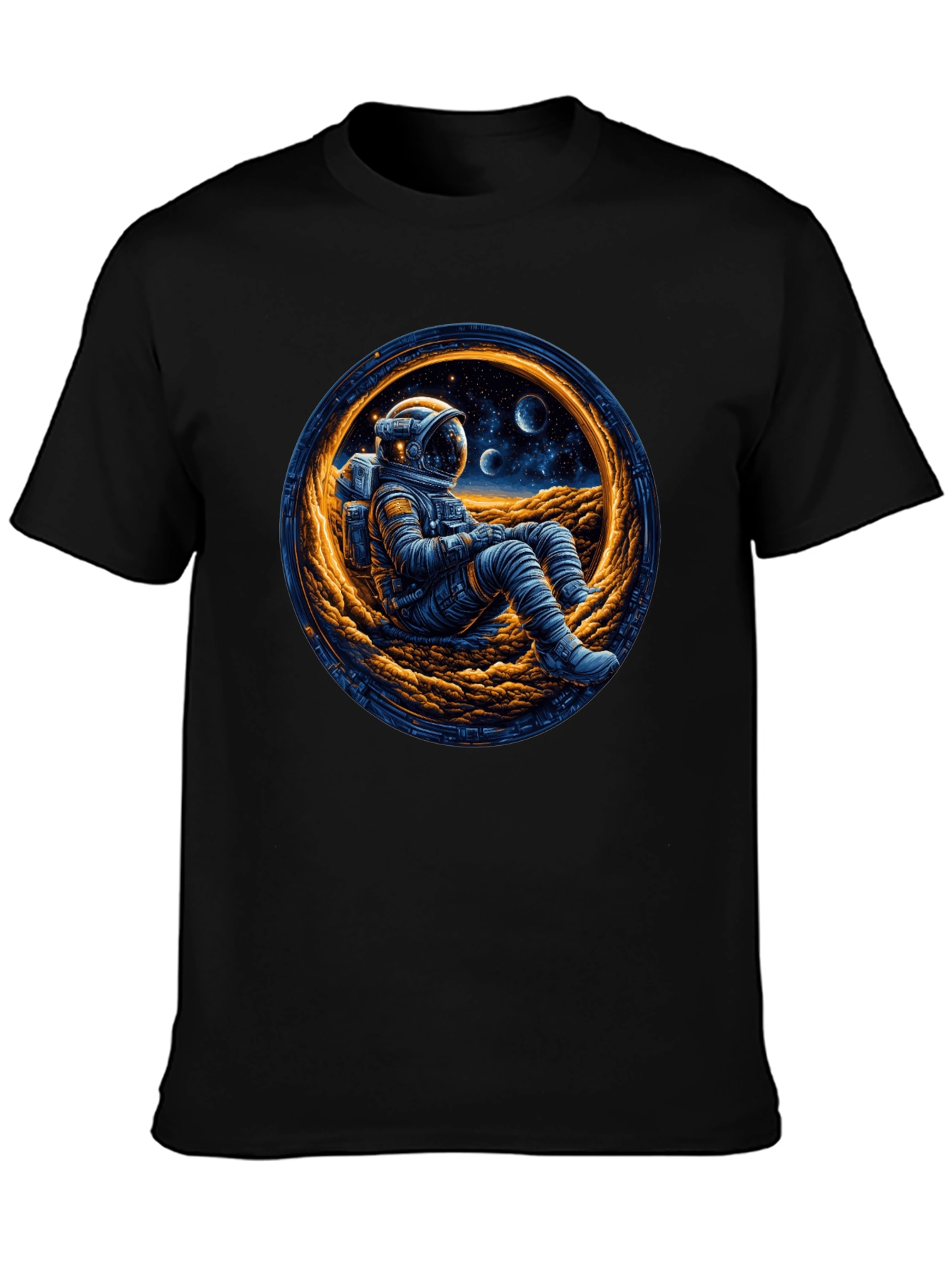 Astronaut Graphic T-Shirt - Cosmic Comfort