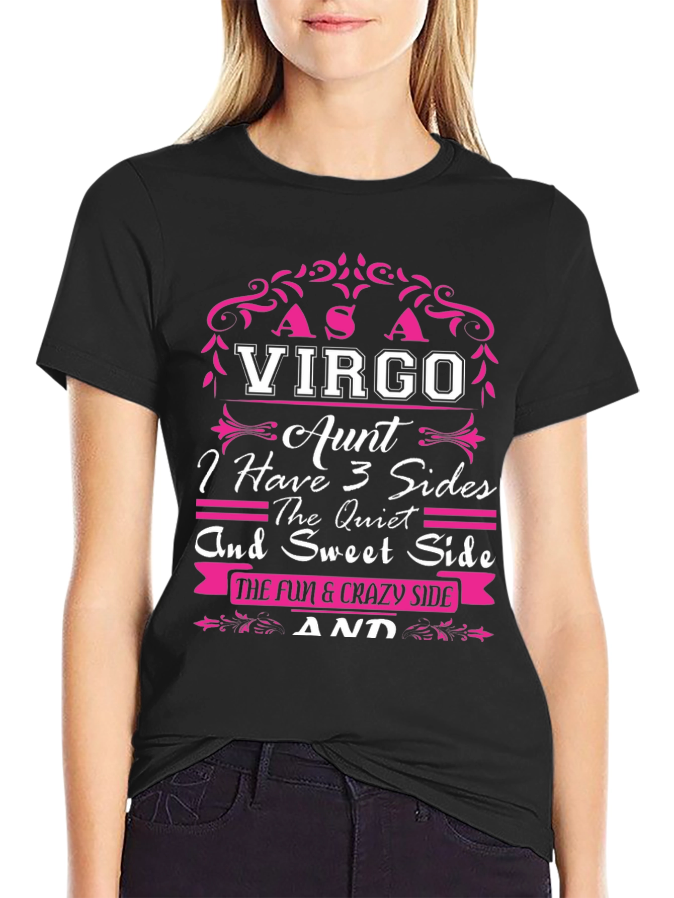 Virgo Aunt T-Shirt - 3 Sides