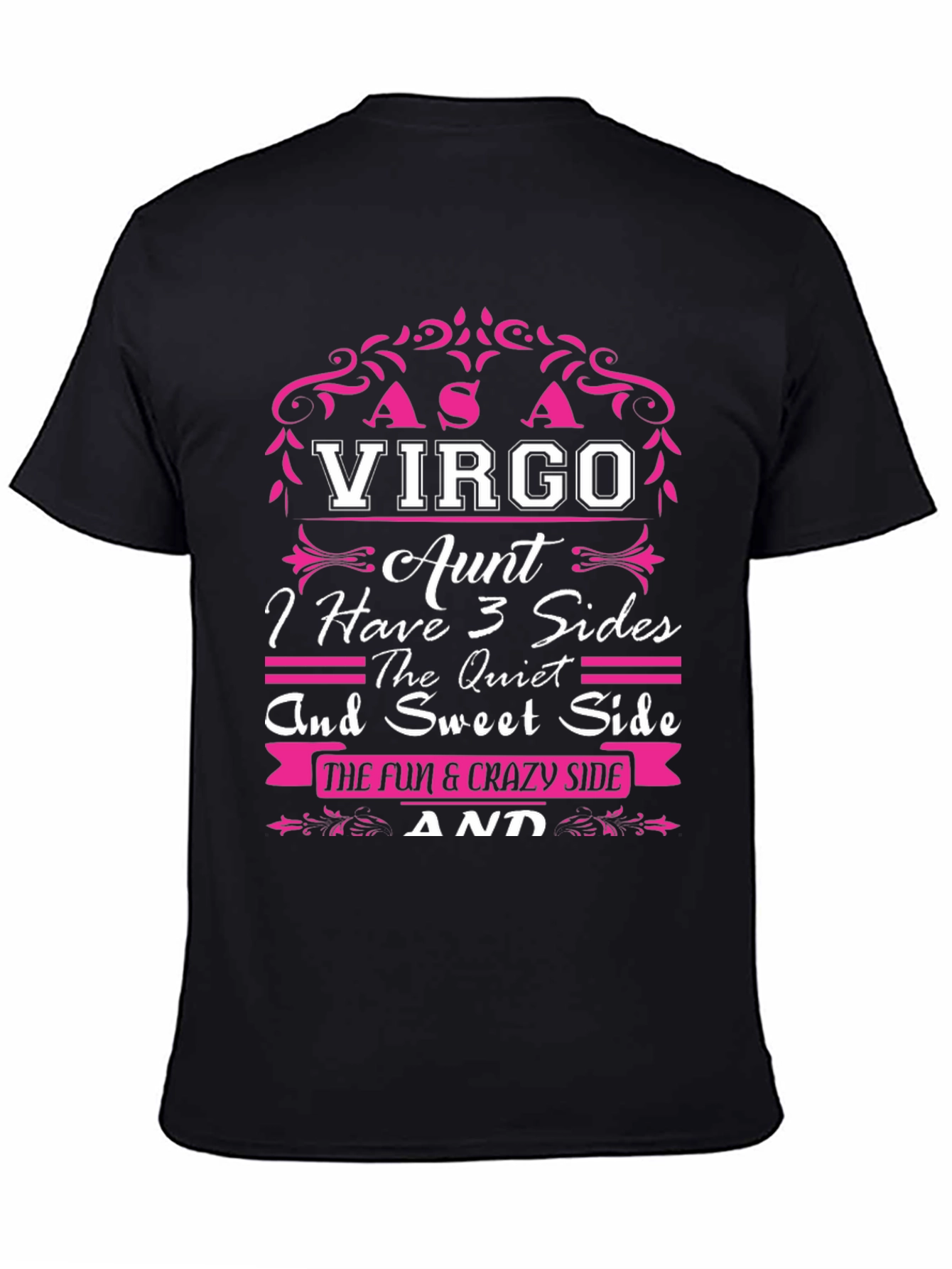 Virgo Aunt T-Shirt - 3 Sides