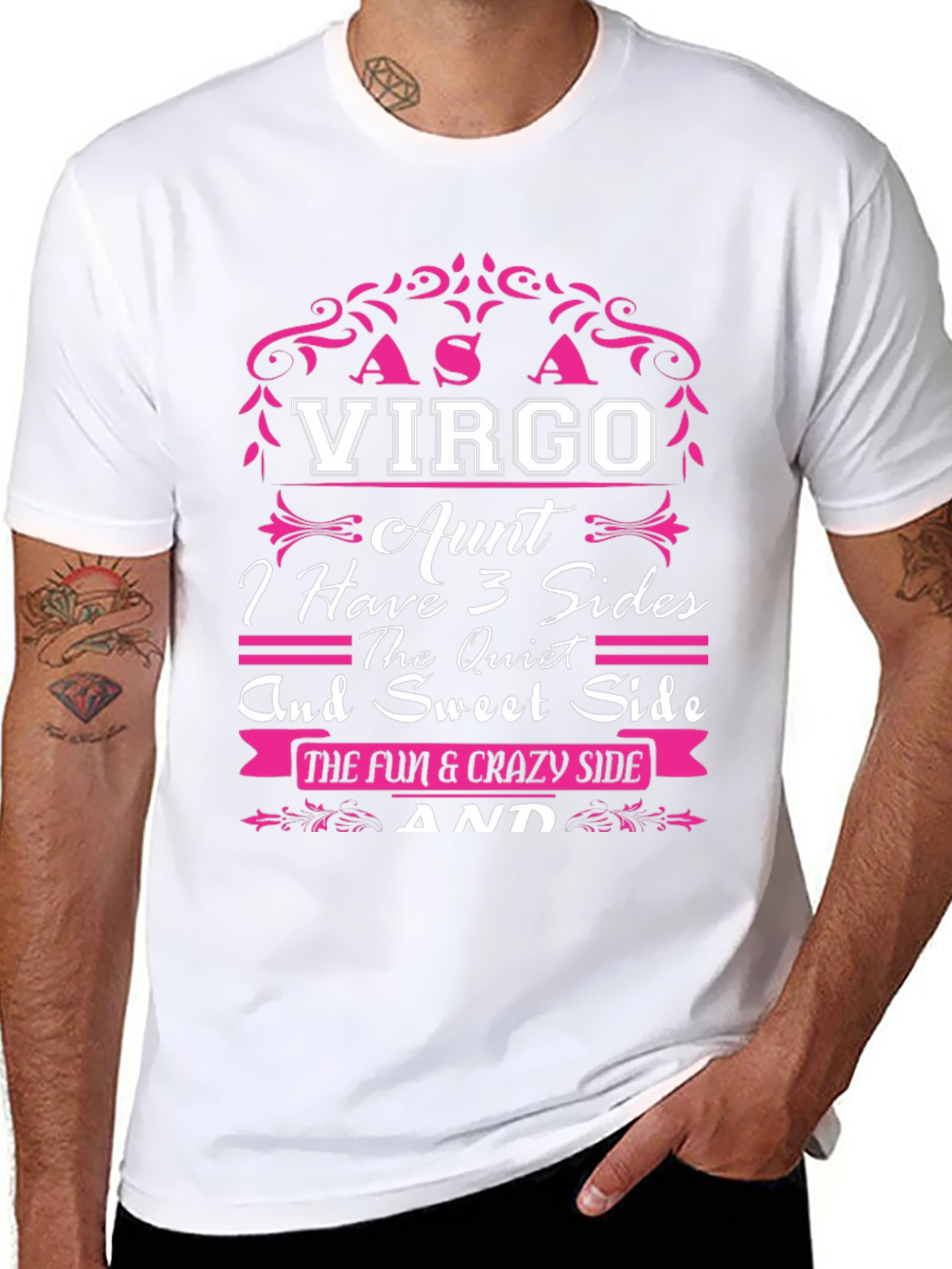 Virgo Aunt T-Shirt - 3 Sides