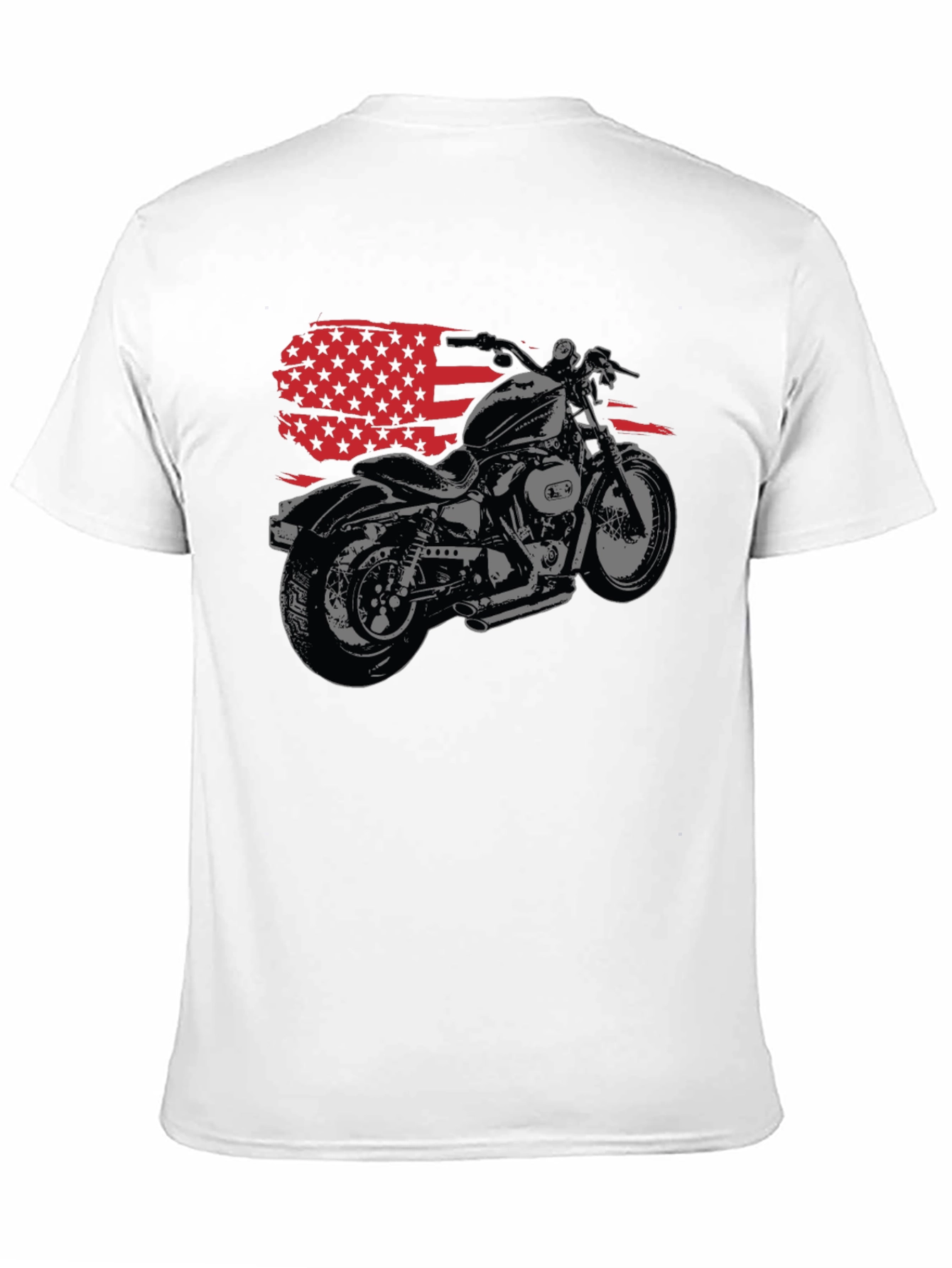American Motorcycle Graphic Tee - Ride in Style