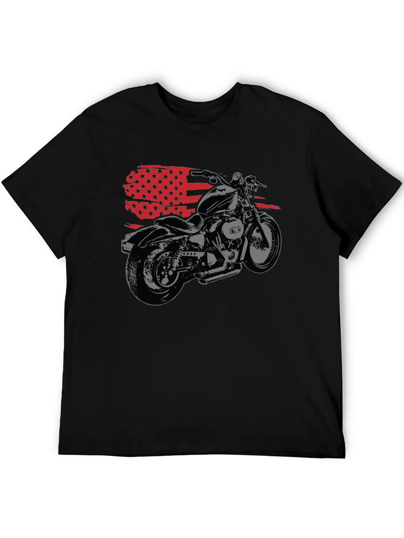 American Motorcycle Graphic Tee - Ride in Style