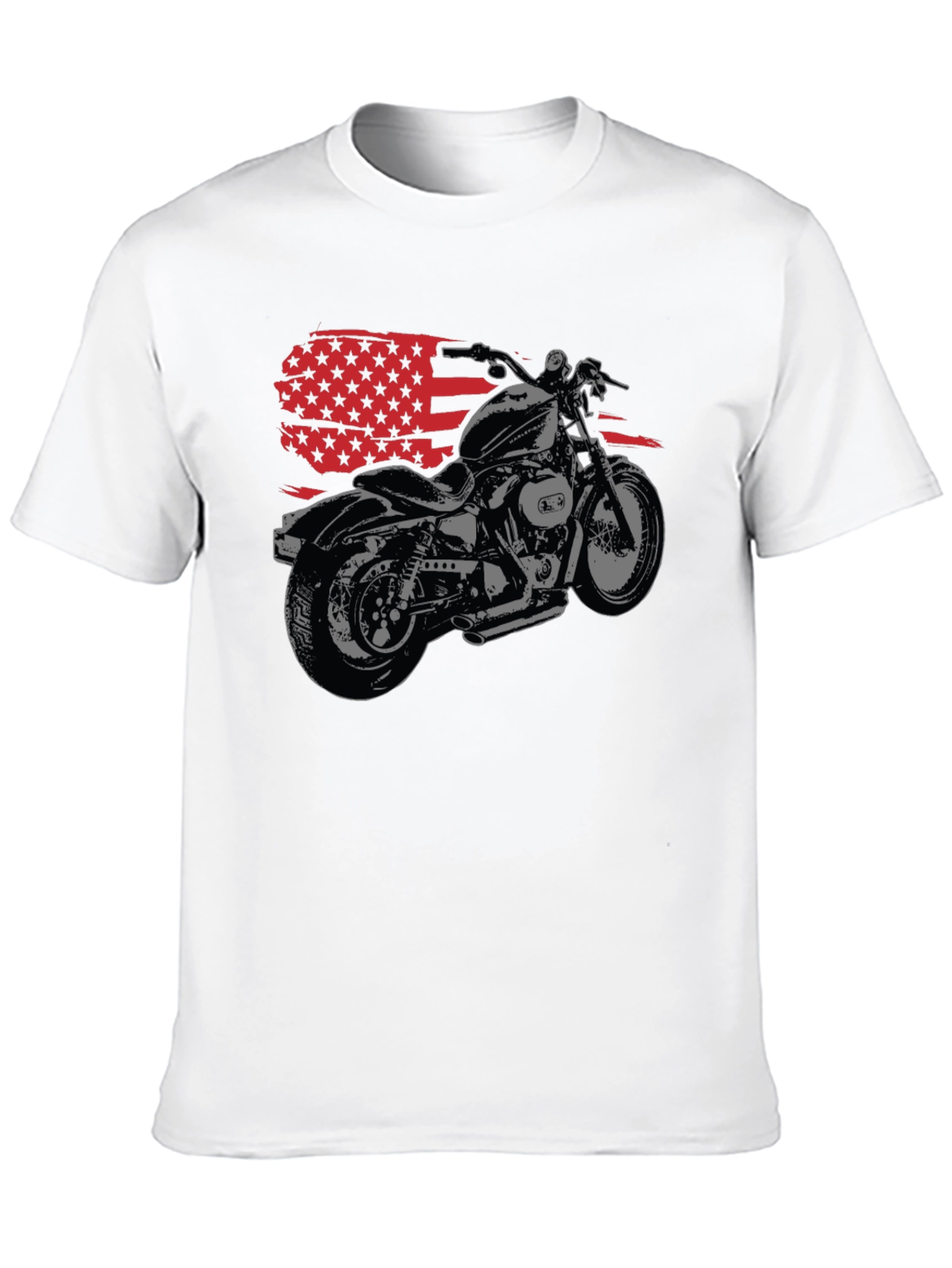 American Motorcycle Graphic Tee - Ride in Style