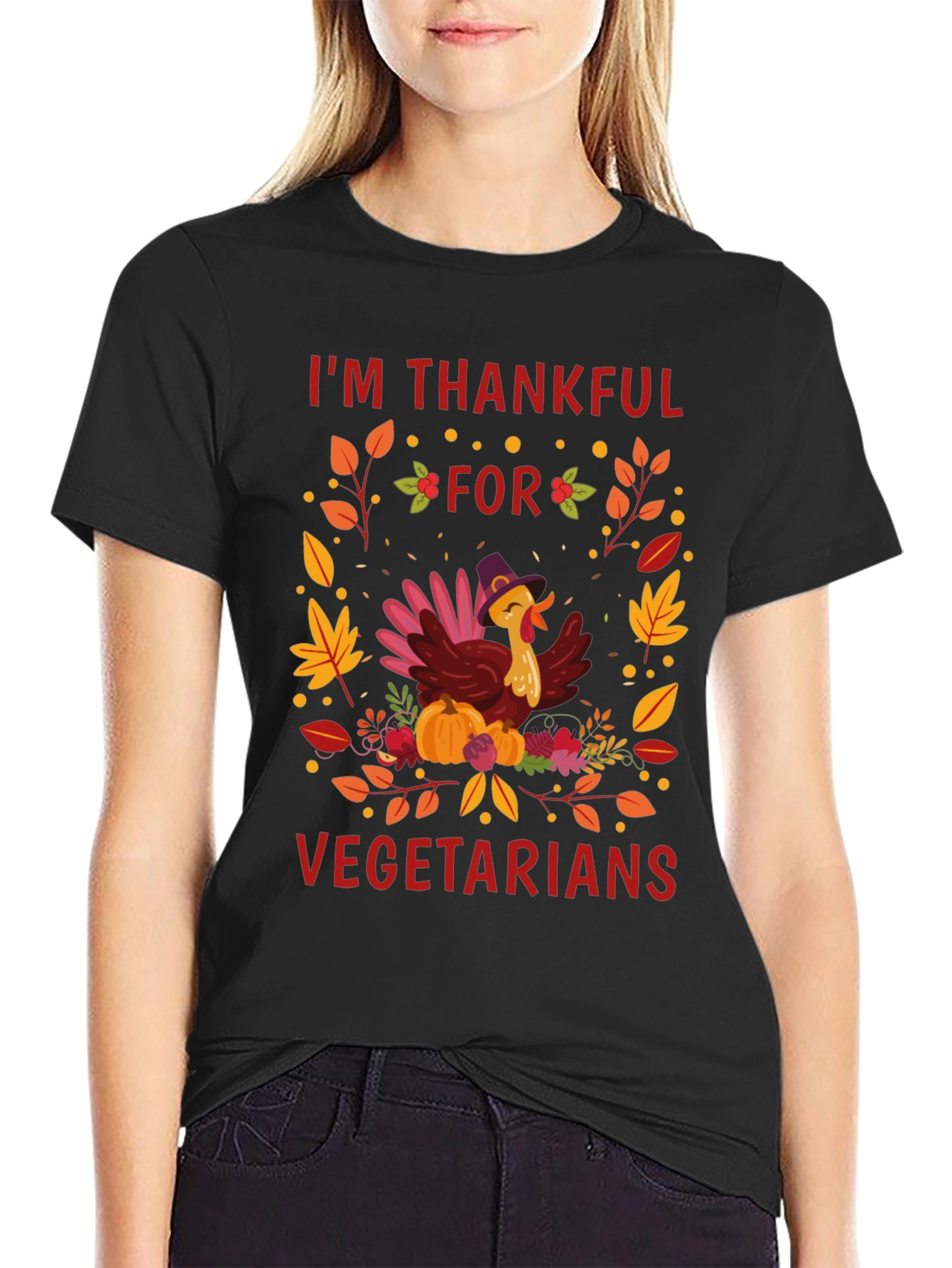 Thankful for Vegetarians Thanksgiving T-Shirt
