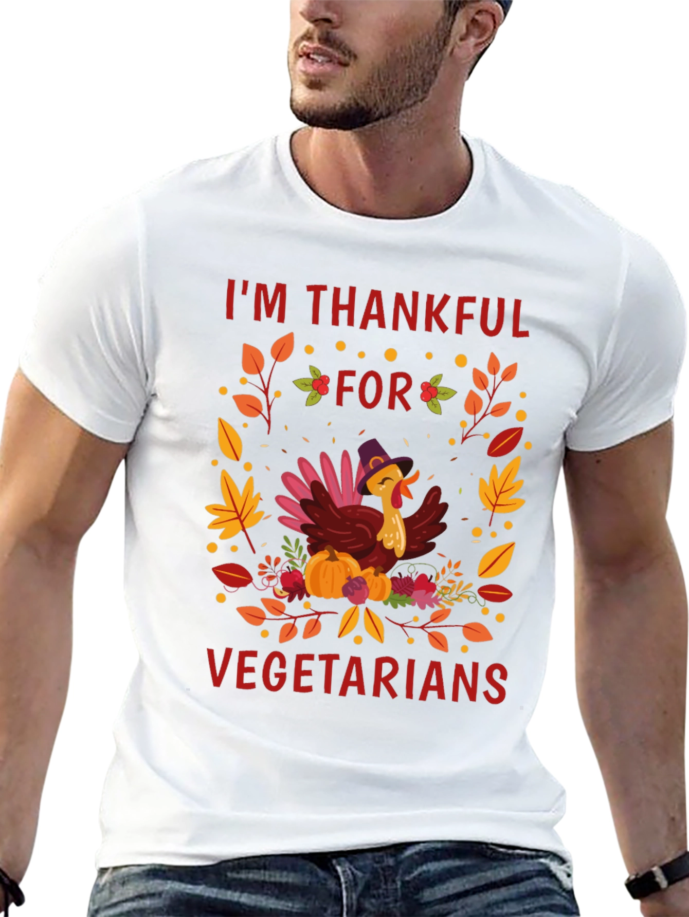 Thankful for Vegetarians Thanksgiving T-Shirt