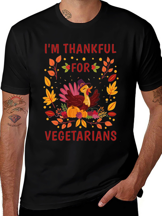 Thankful for Vegetarians Thanksgiving T-Shirt
