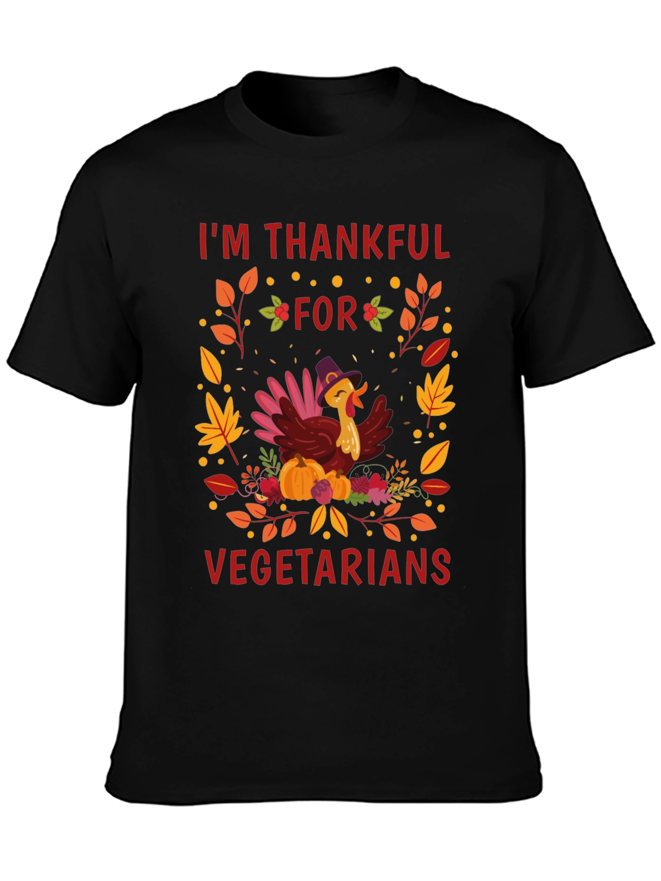 Thankful for Vegetarians Thanksgiving T-Shirt