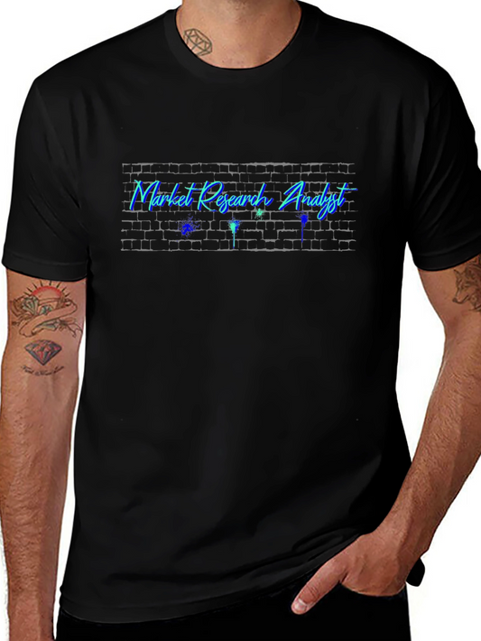 Market Research Analyst Graphic Tee - Black