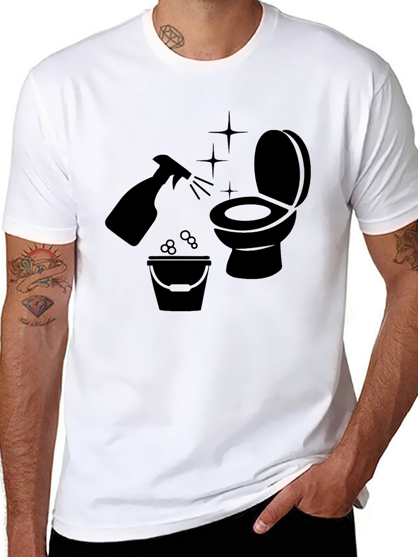 Cleaning Crew T-Shirt - Funny Janitor Gift