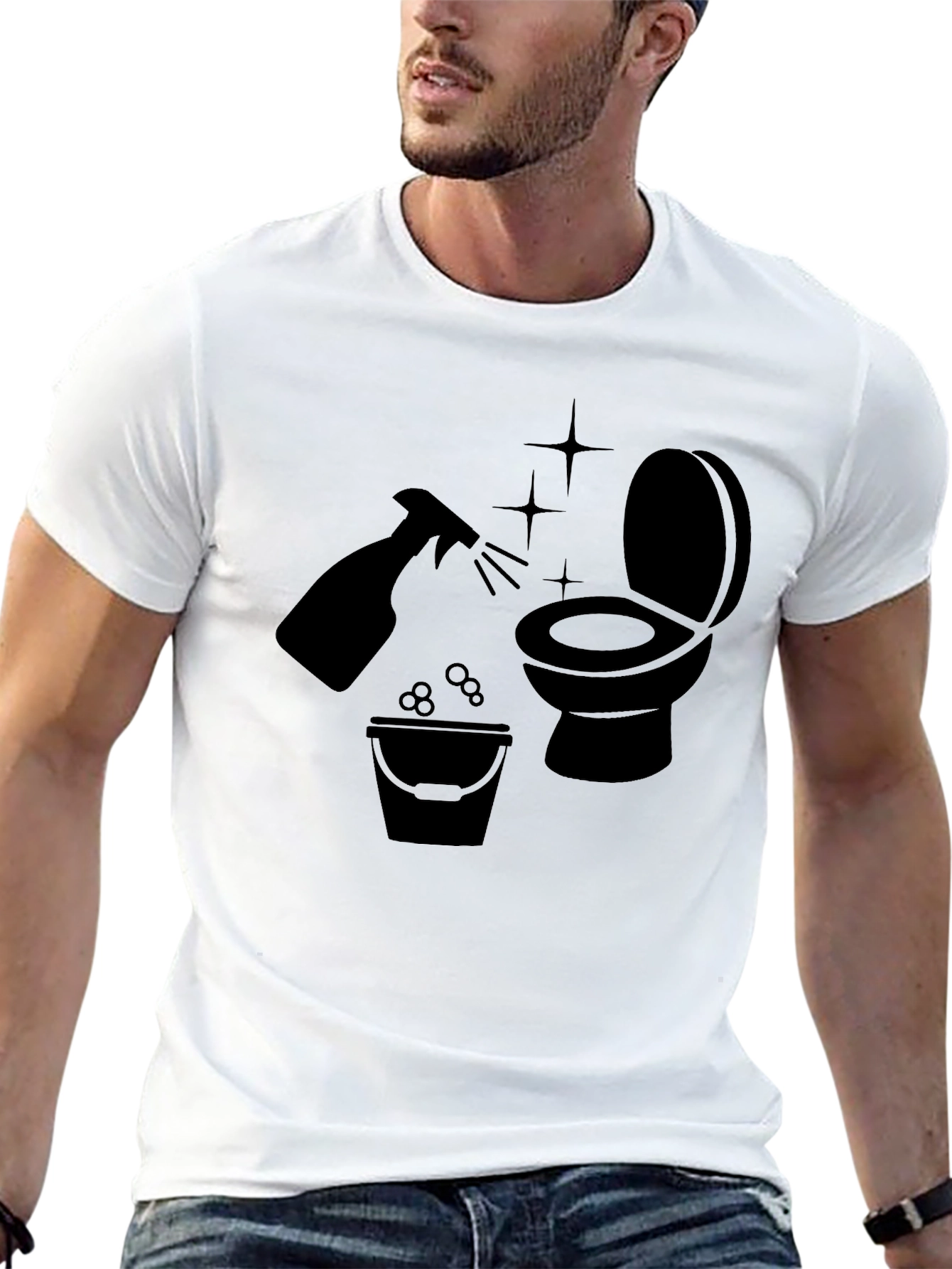 Cleaning Crew T-Shirt - Funny Janitor Gift