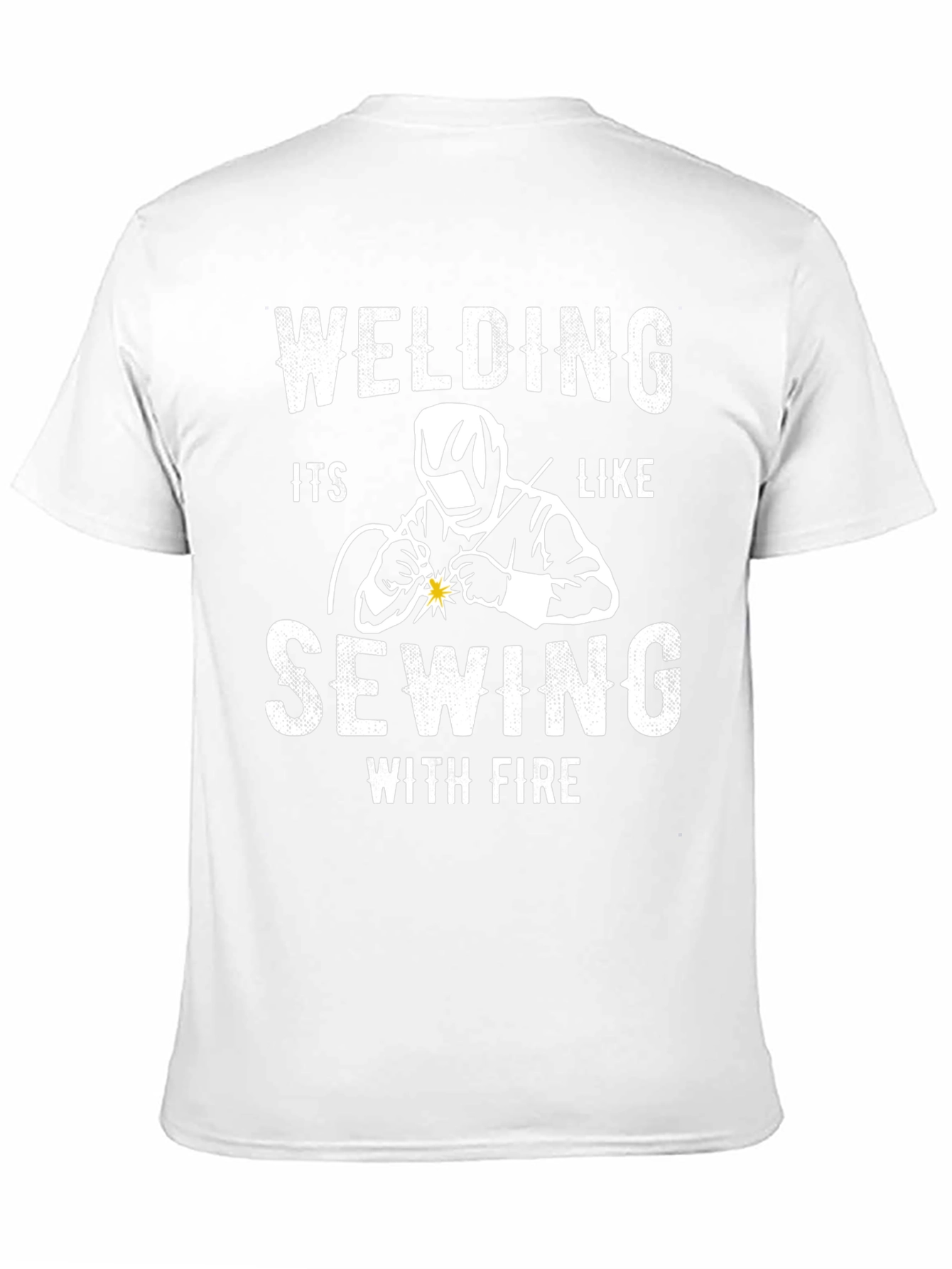 Welding Like Sewing With Fire Graphic Tee