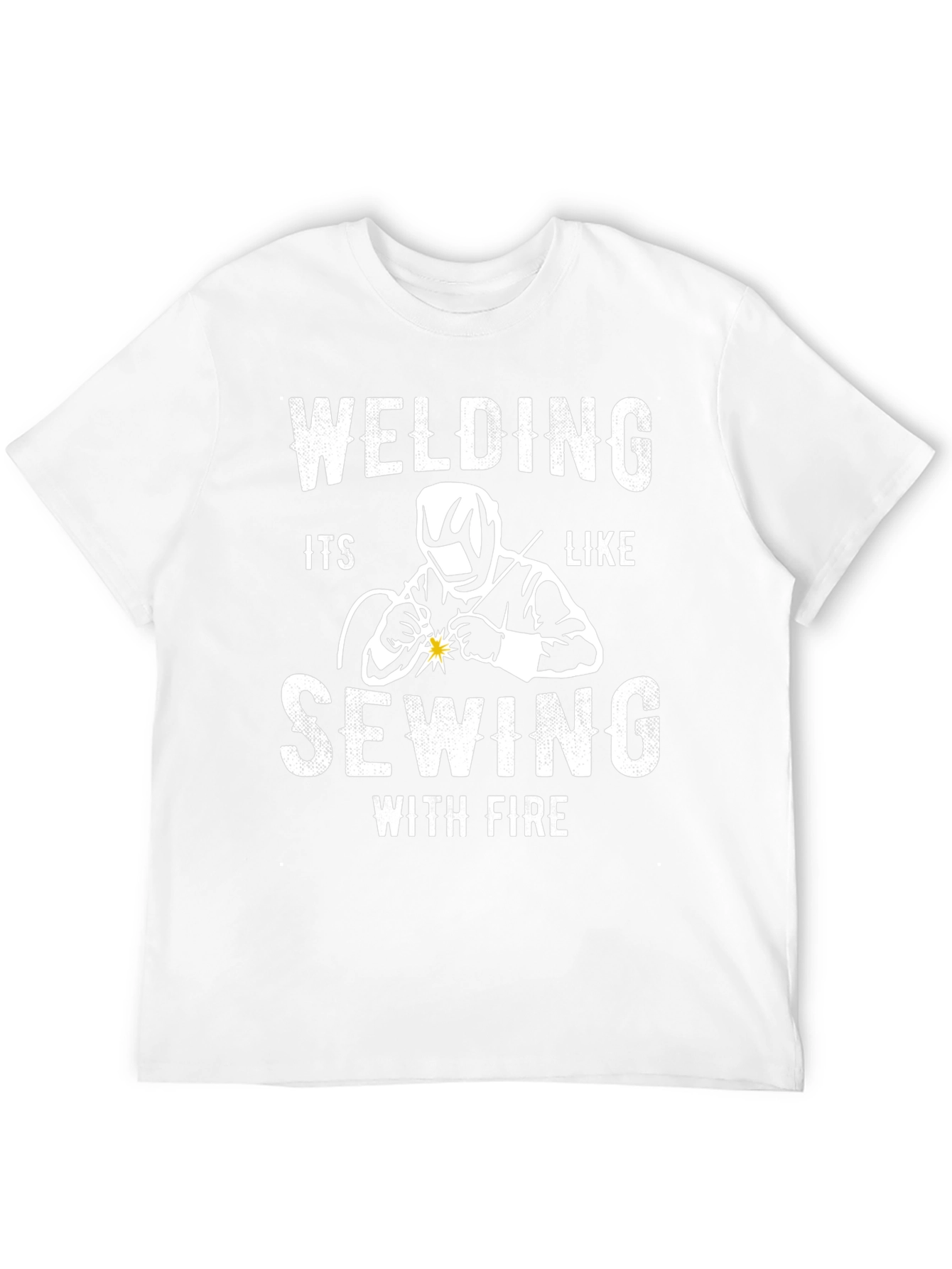 Welding Like Sewing With Fire Graphic Tee