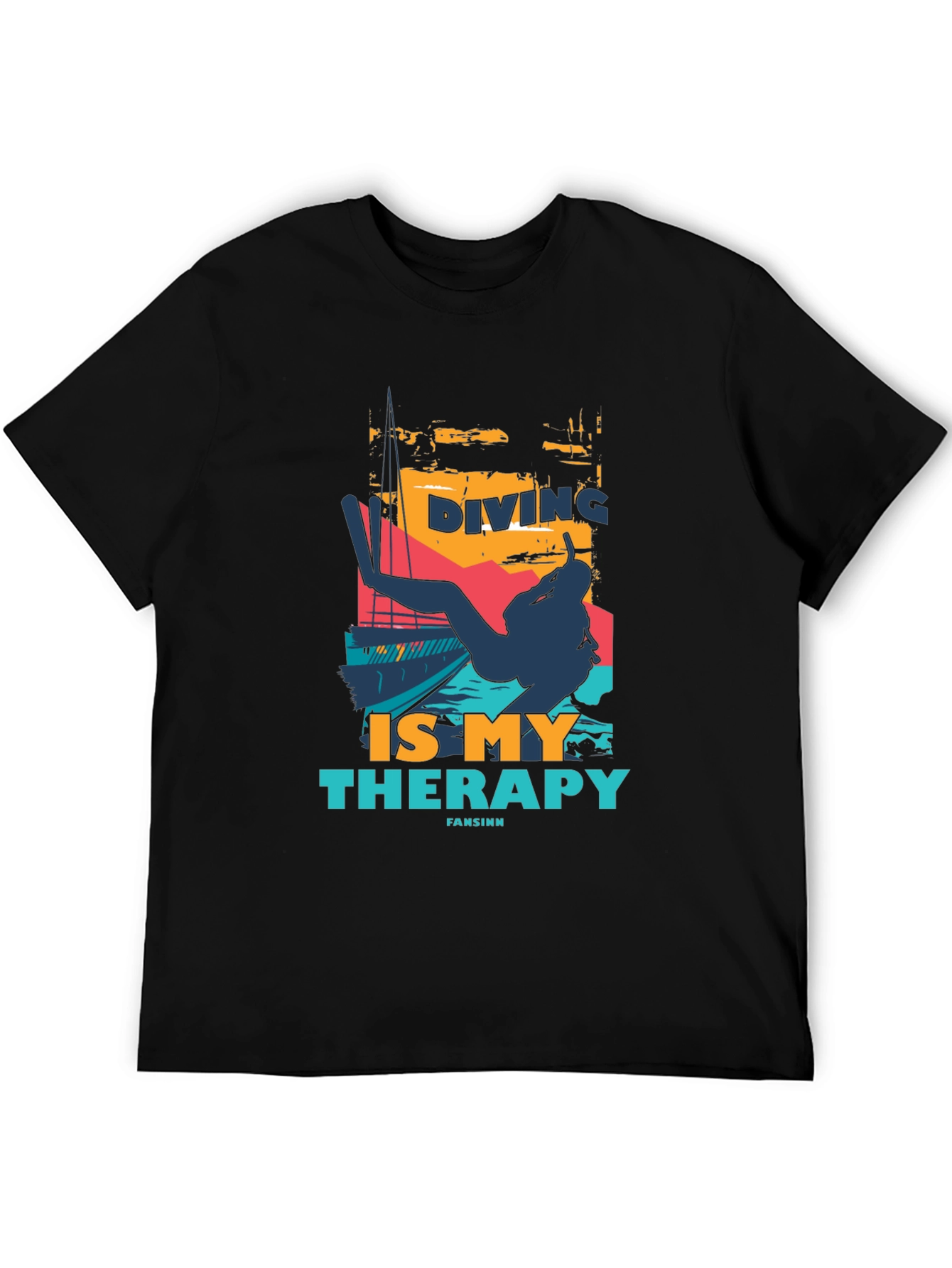 Diving is my Therapy Graphic Tee