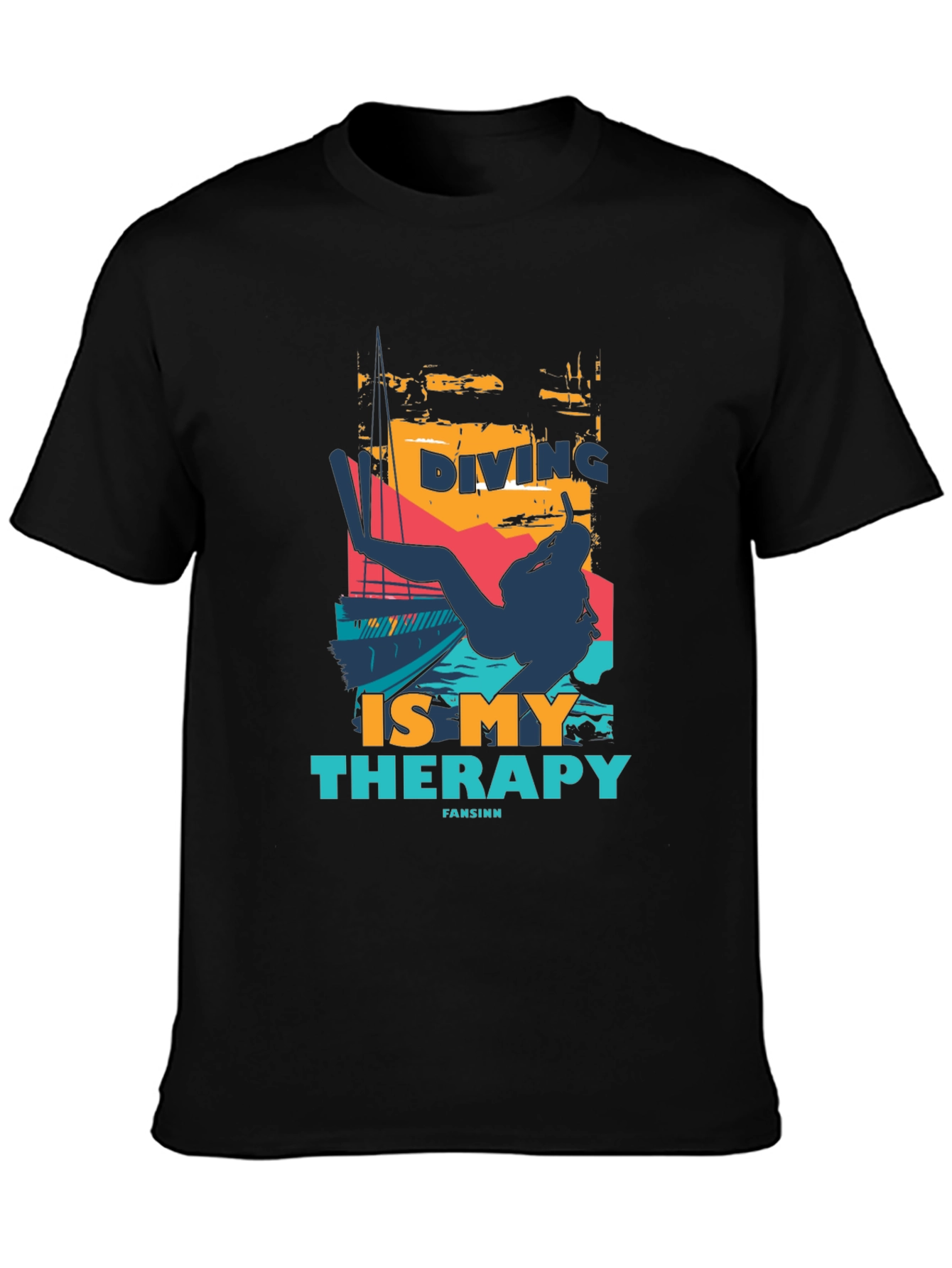 Diving is my Therapy Graphic Tee