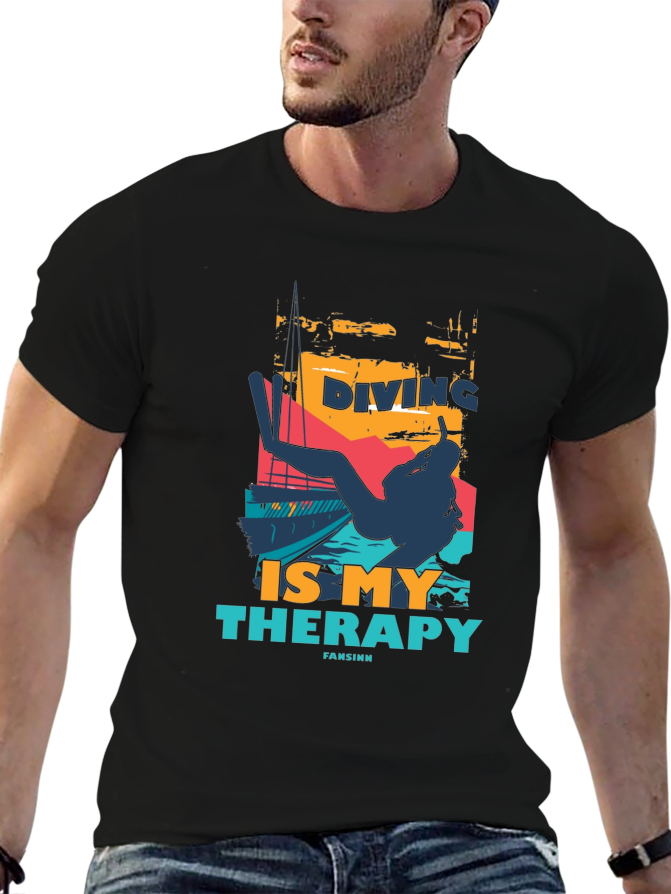 Diving is my Therapy Graphic Tee