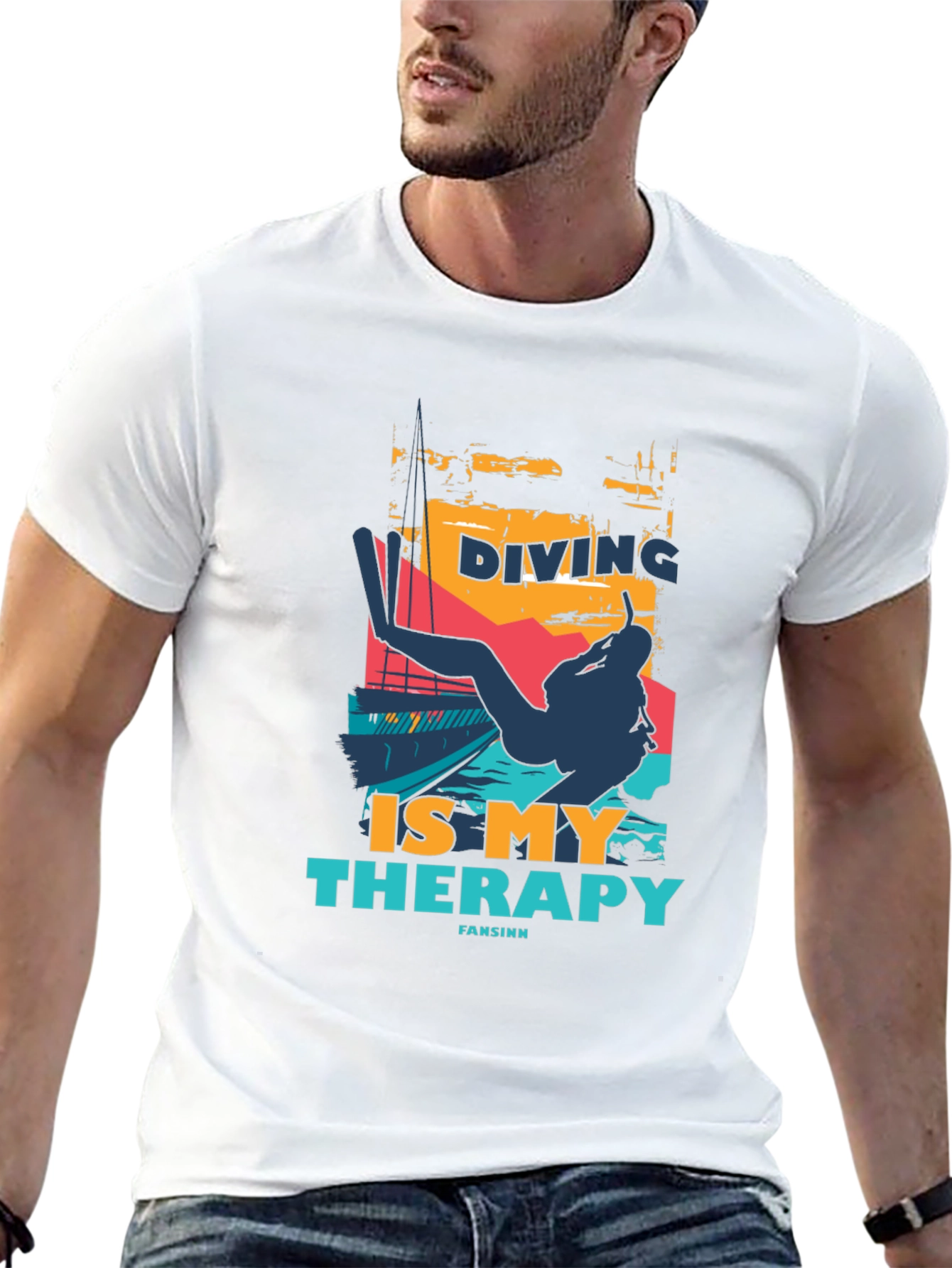 Diving is my Therapy Graphic Tee