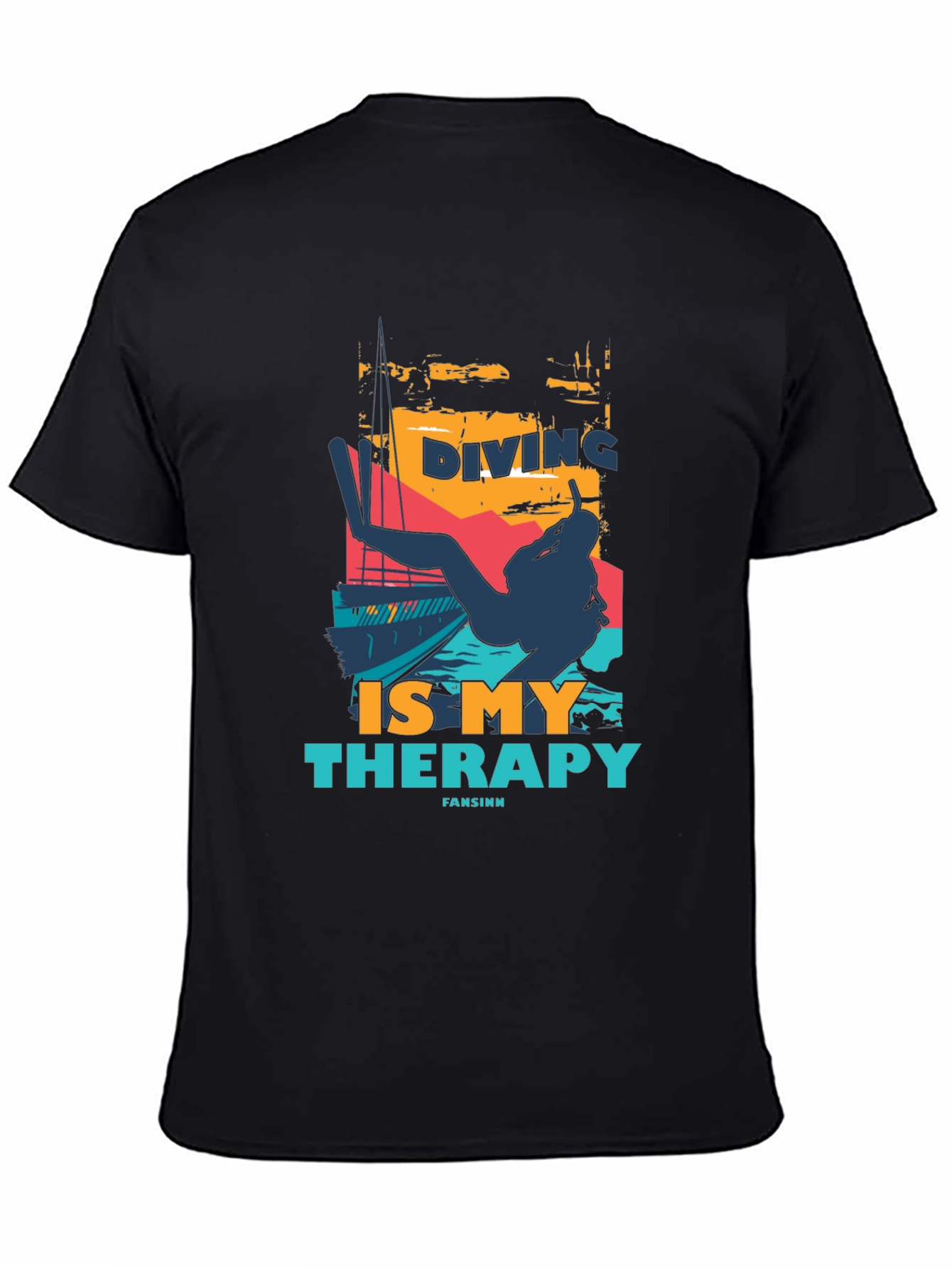 Diving is my Therapy Graphic Tee