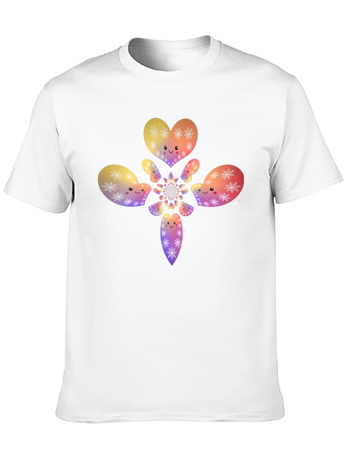 Kaleidoscope Hearts Graphic T-Shirt
