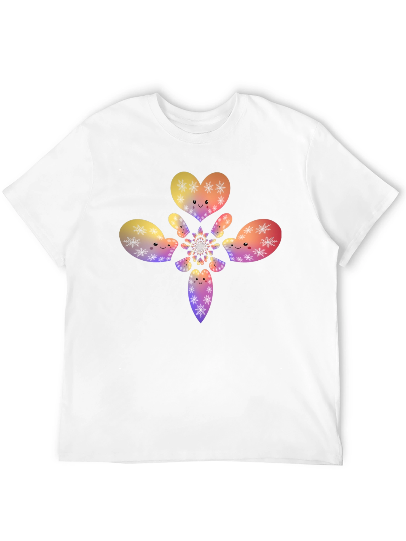 Kaleidoscope Hearts Graphic T-Shirt