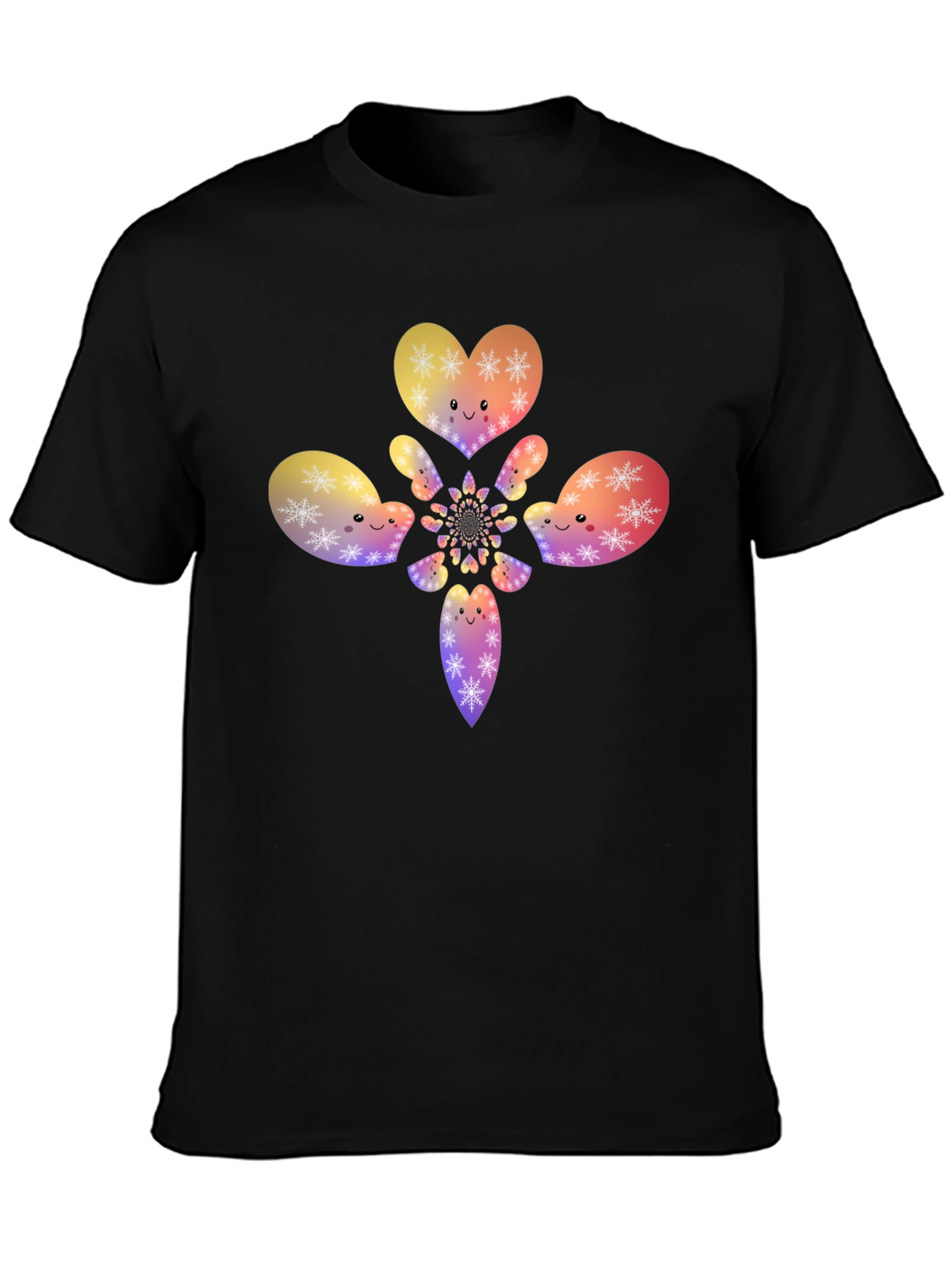 Kaleidoscope Hearts Graphic T-Shirt